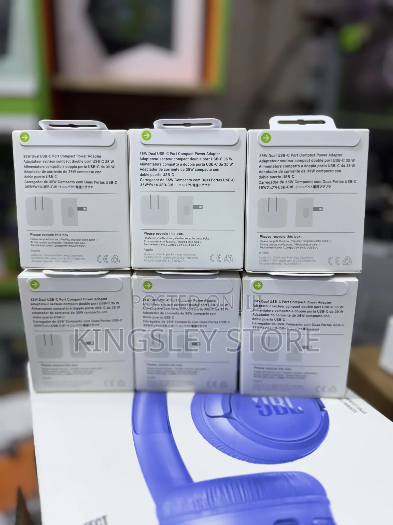 Original 35w Dual Usb-c Port Compact Power Adapter