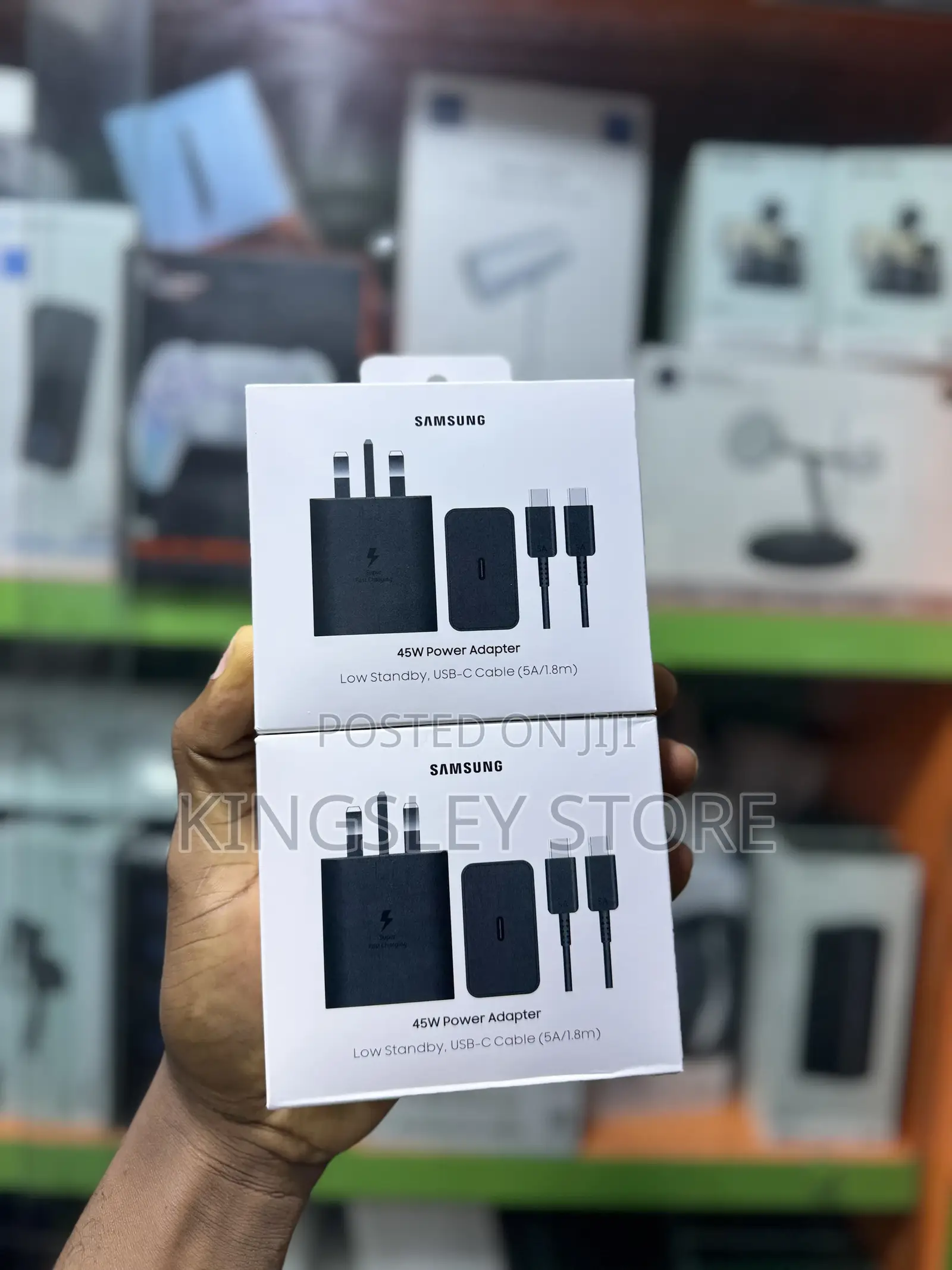 Original Samsung Charger 45w Superfast Charging W/Usb-c To Usb-c Cable