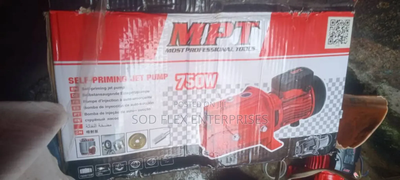 1hp 100% Pure Copper Mpt Water Pump Machine