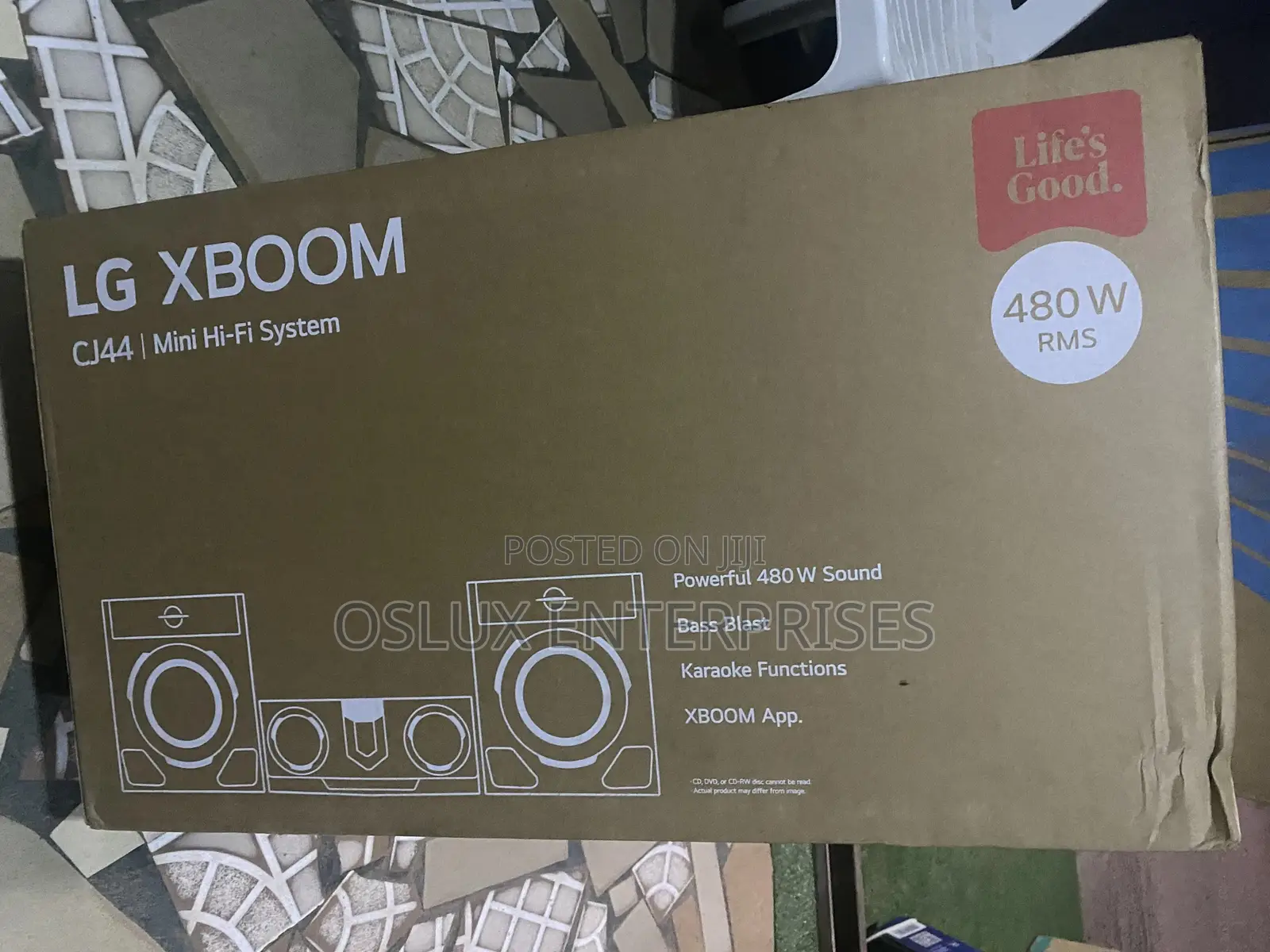 Lg Xboom Mini Hi-fi System 480w (Cj44)