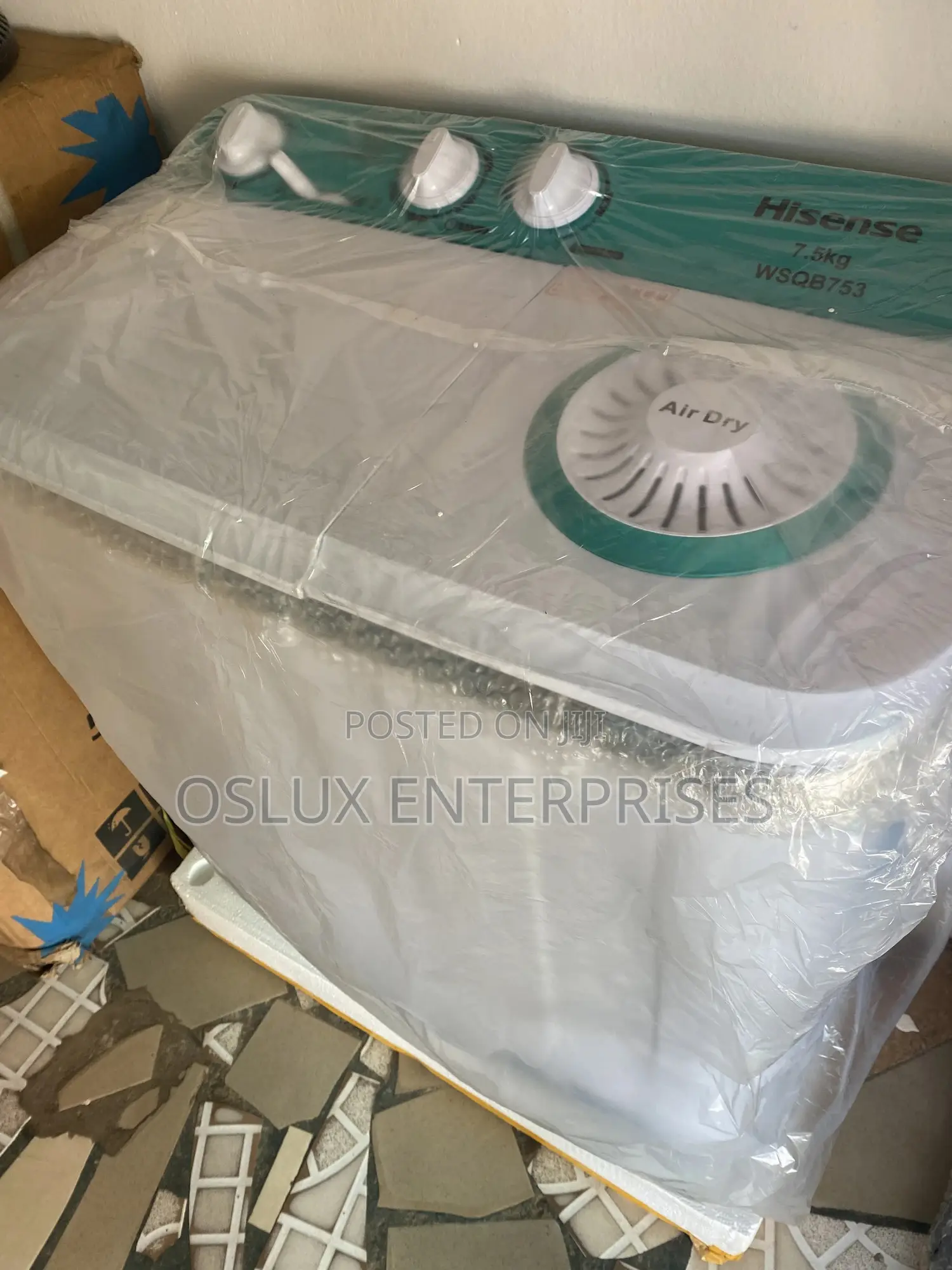 Hisense 7.5kg Washing Machine (Top Load Twin Tub)