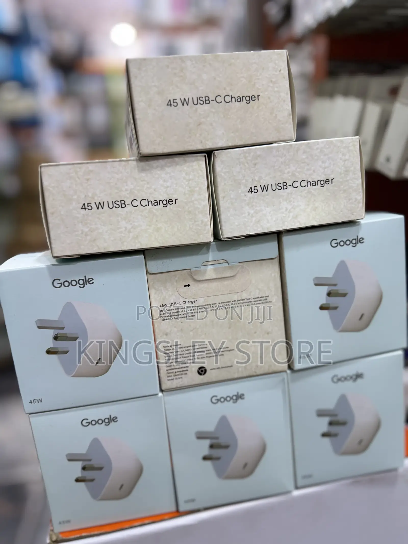 Google Pixel 45w Usb-c Power Charger Adapter