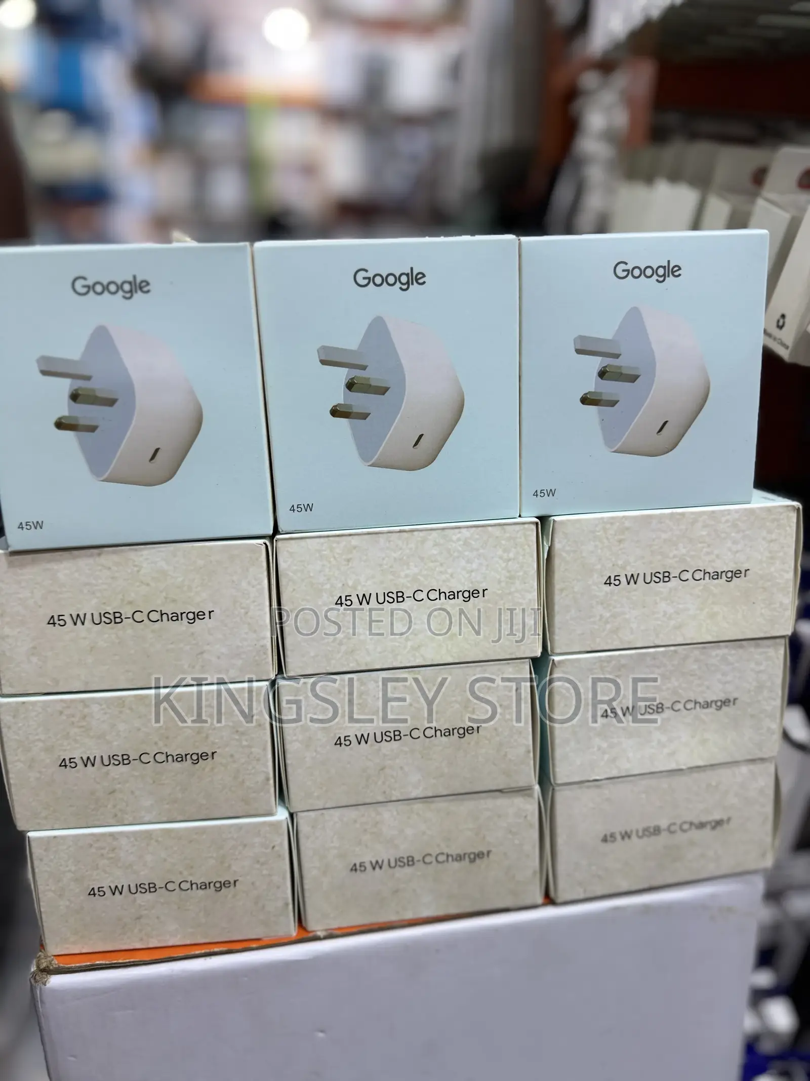 Google Pixel 45w Usb-c Power Charger Adapter