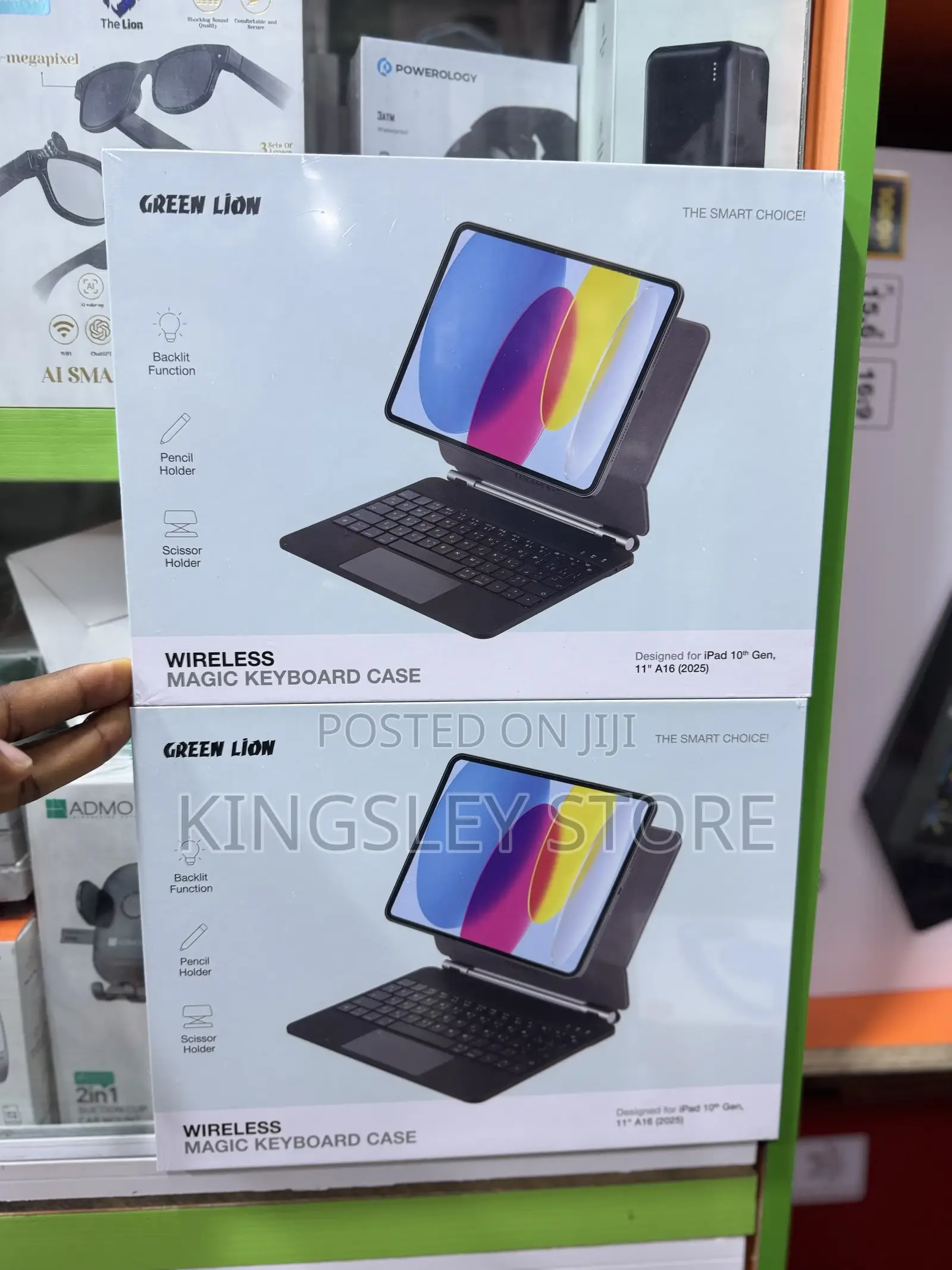Green Lion Wireless Magic Keyboard Case For iPad 10th Gen 11" A16 2025