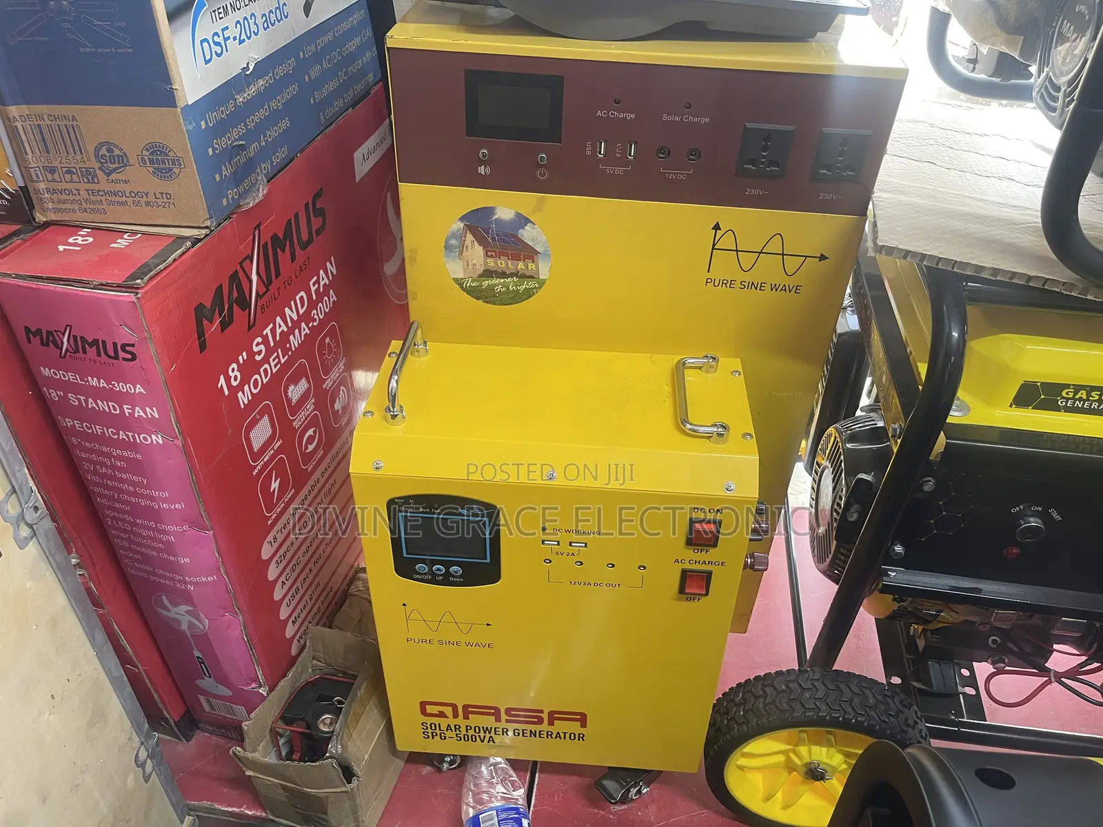 500va Qasa Inverter Solar Power Generator