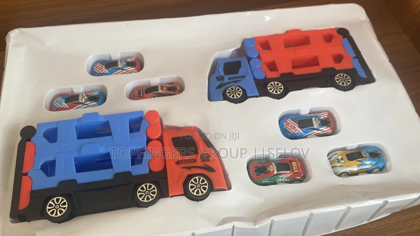 Set of Toy Cars Gift Set for Kids (Haulage Truck + Cars)
