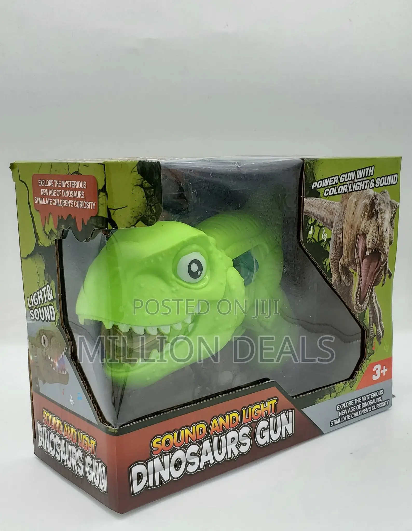 Sounds N Light Dinosaurs Kids Toy Gun Ages 3+