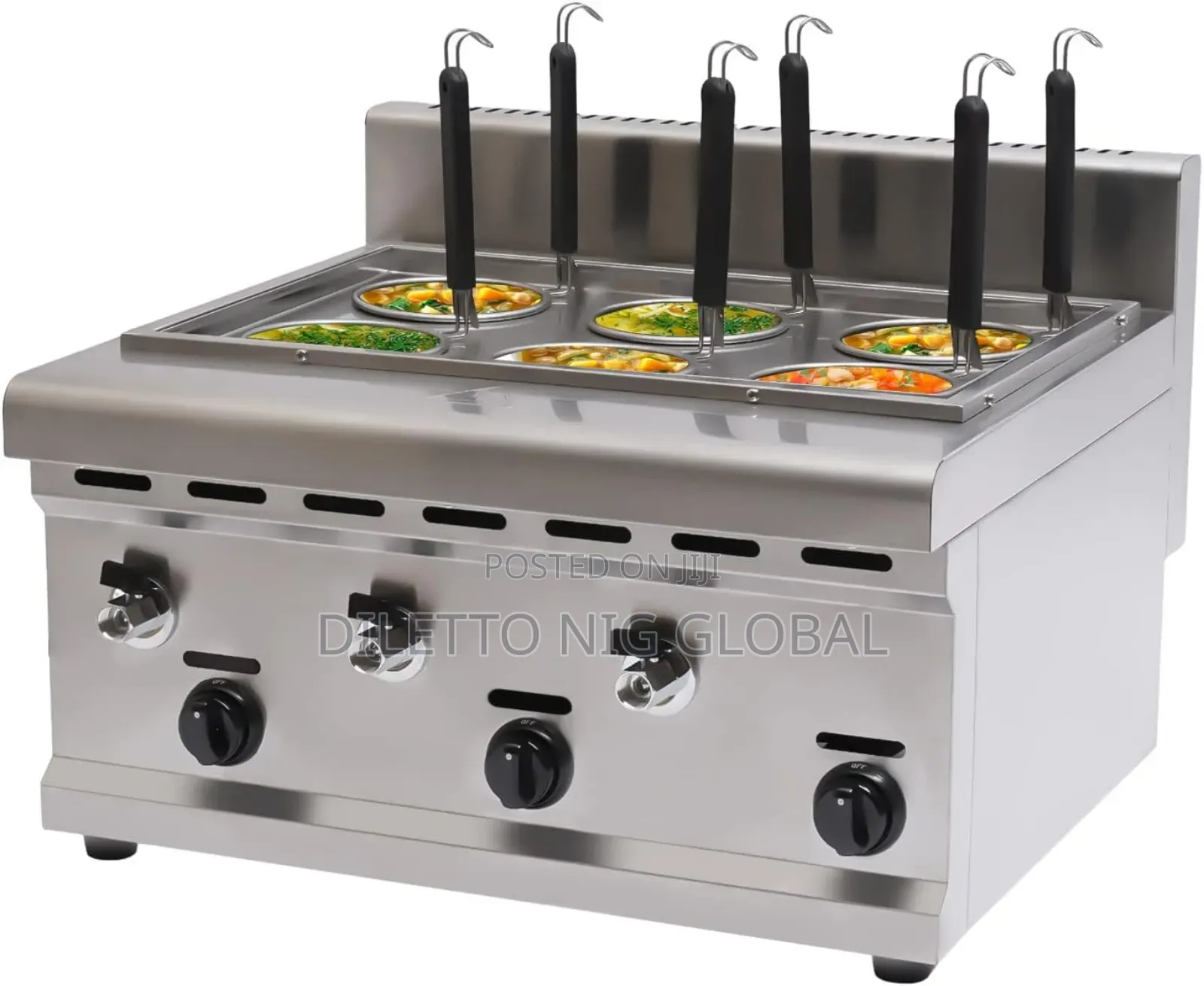 Commercial Electric Pasta Cooker With 6 Baskets