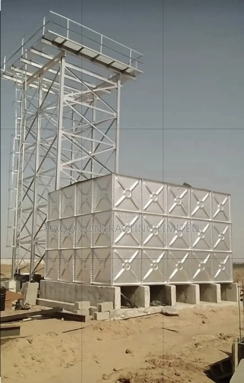 Galvanized Steel Panels for Industrial Water Tank 1.22m×1.22m