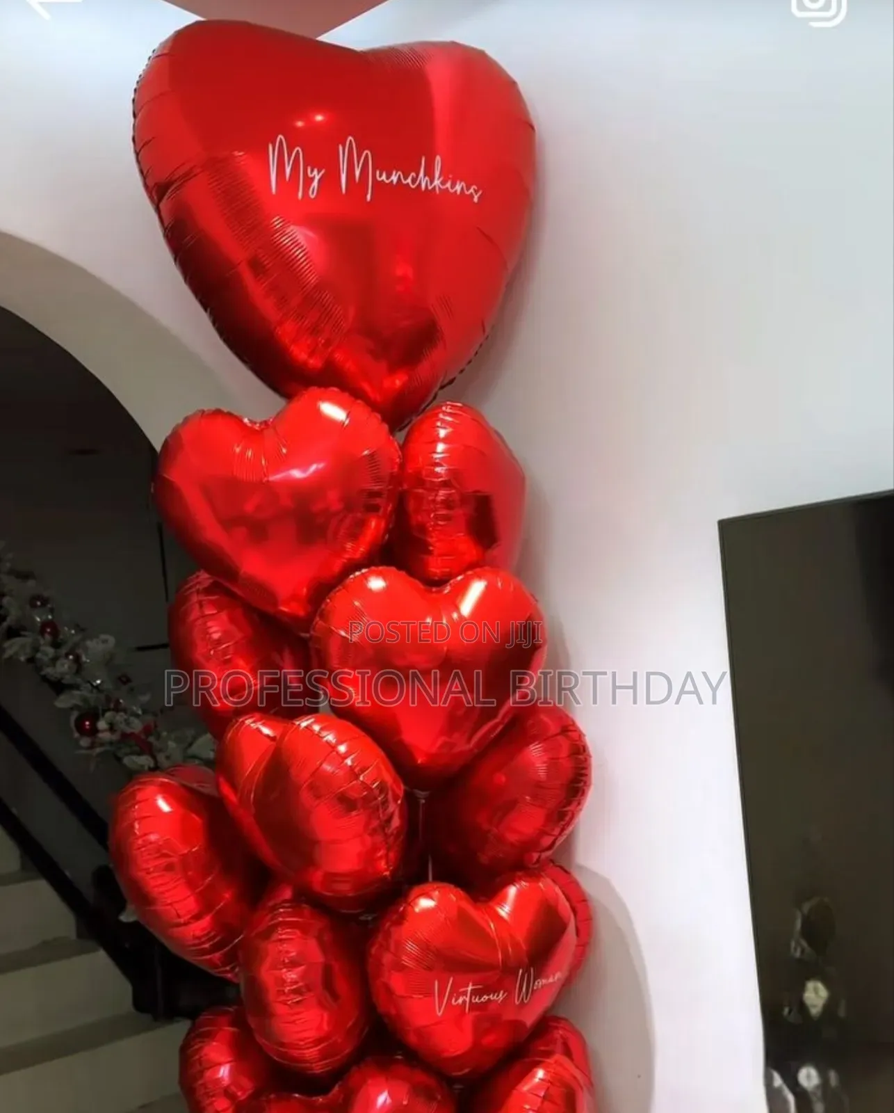 I Love U Box and Helium Ballon Valentine's Day. Lagos