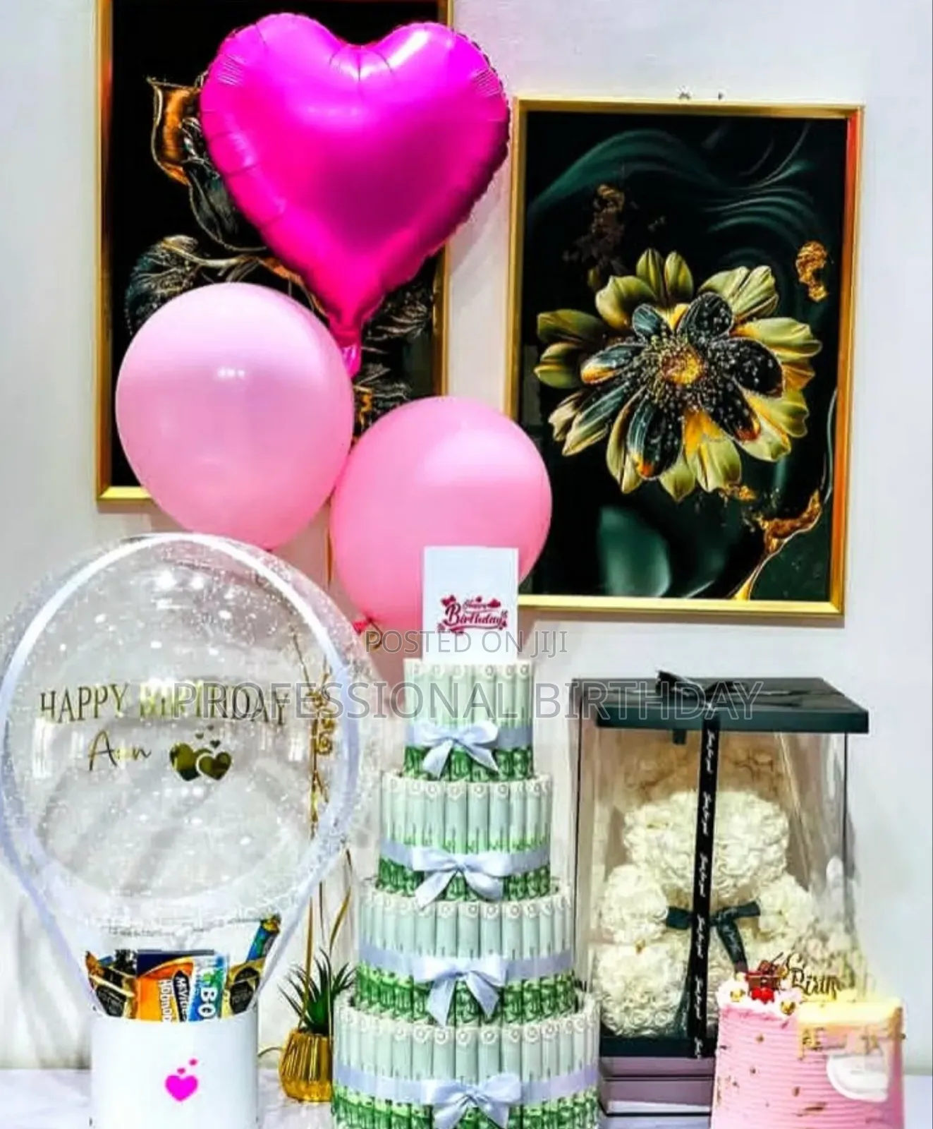 I Love U Box and Helium Ballon Valentine's Day. Lagos