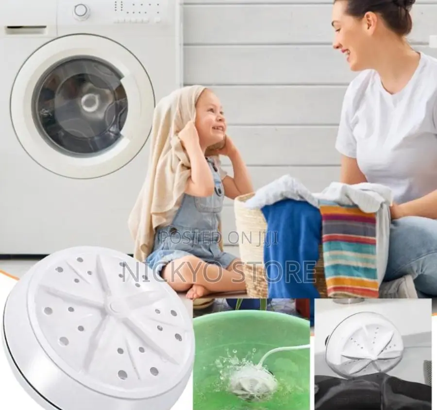 Mini Ultrasonic Turbine Washing Machine