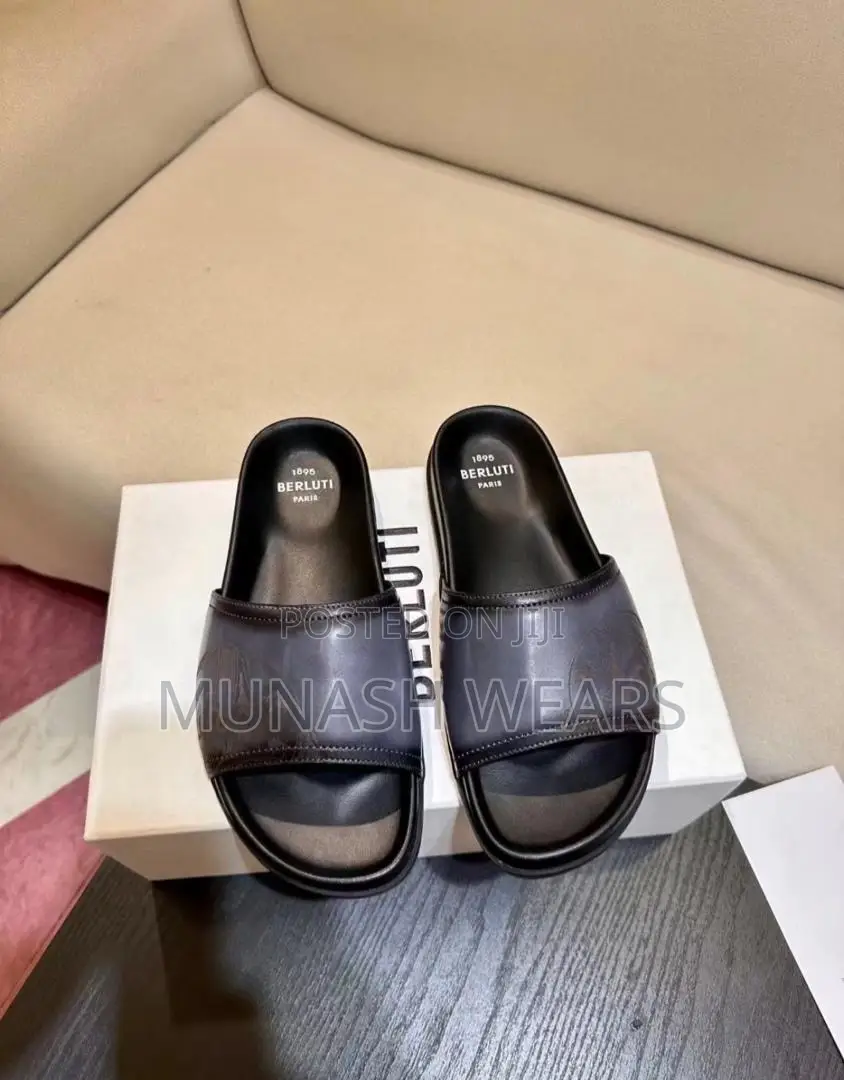 Berluti Luxury Leather Slipers For Men 40-46 Available, Nationwide Del