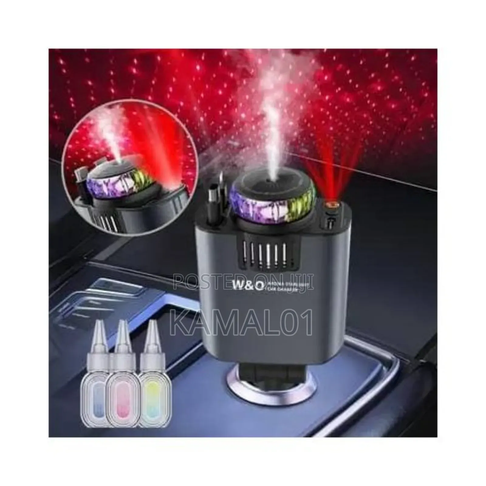 5 in 1 Aroma Car Diffuser With Fast Car Charger