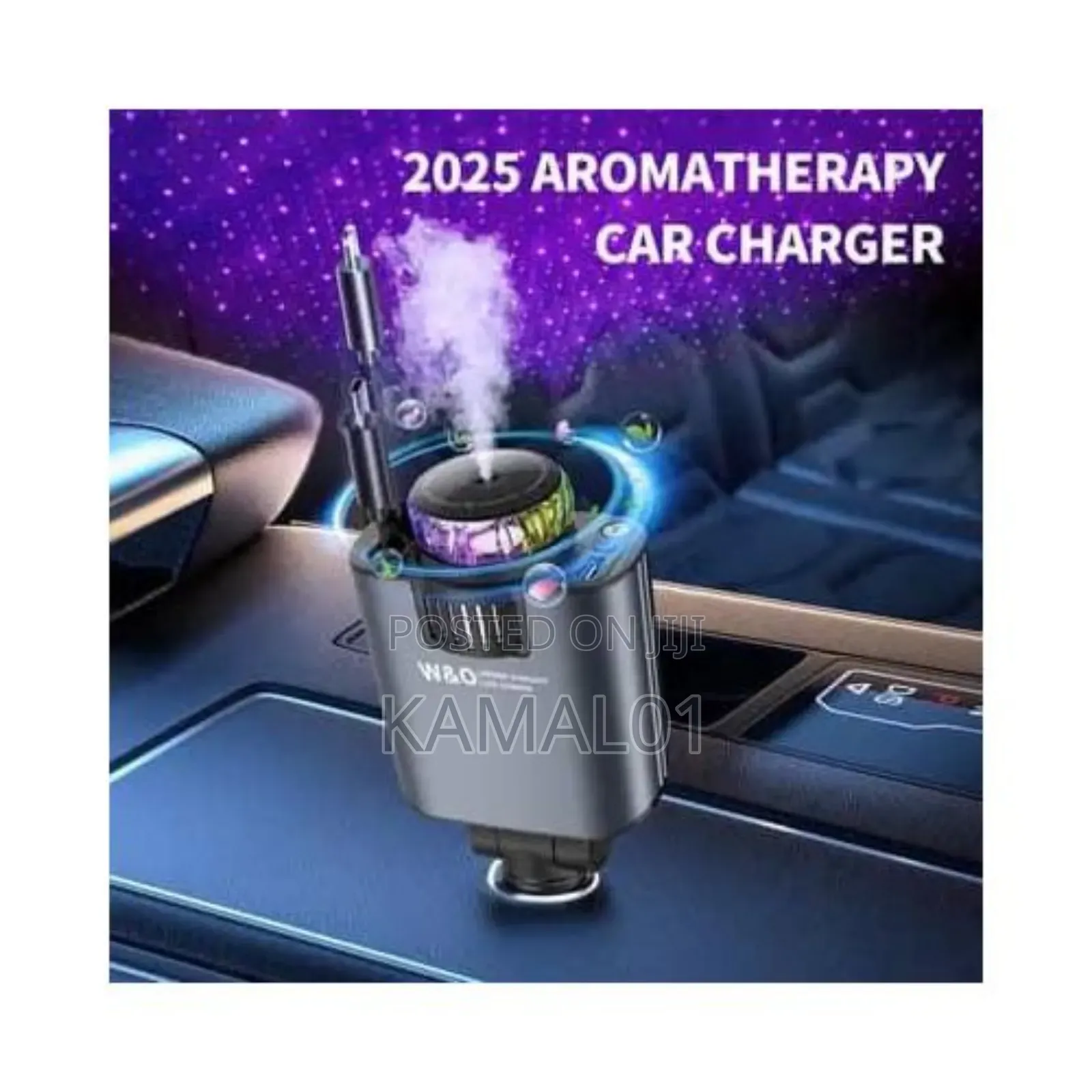 5 in 1 Aroma Car Diffuser With Fast Car Charger