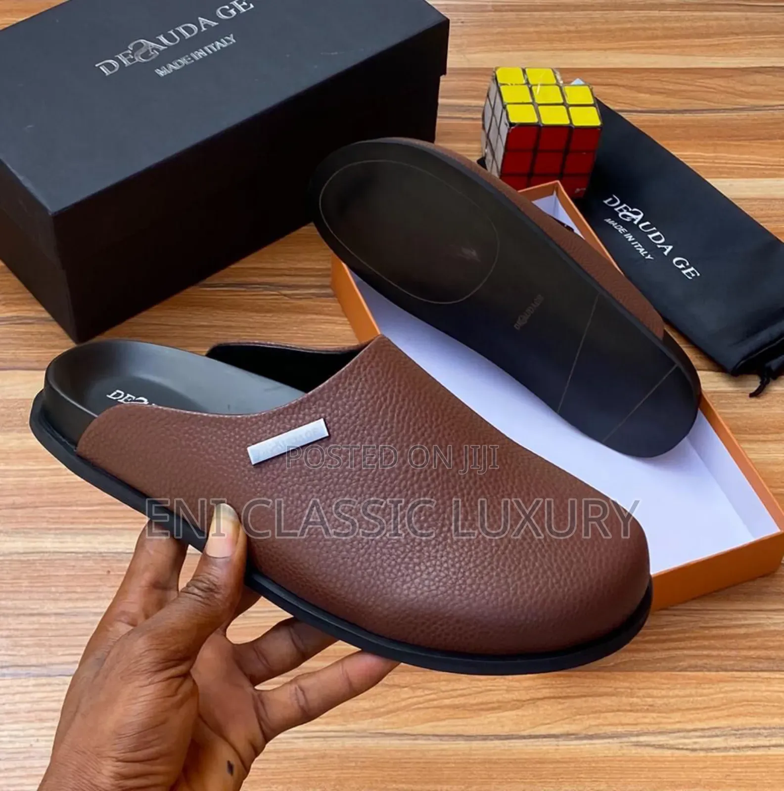 High Quality Luxury Men's Half Shoes Collection Well Banded Package