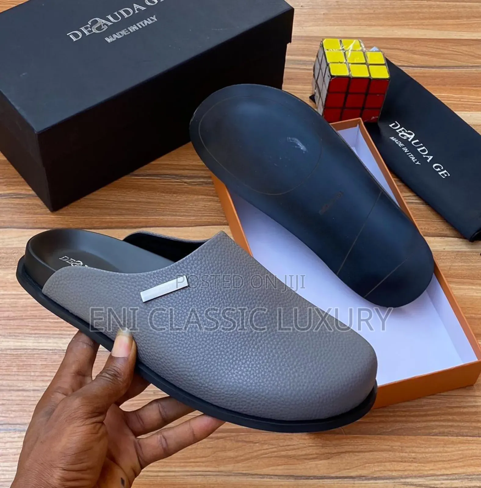 High Quality Luxury Men's Half Shoes Collection Well Banded Package