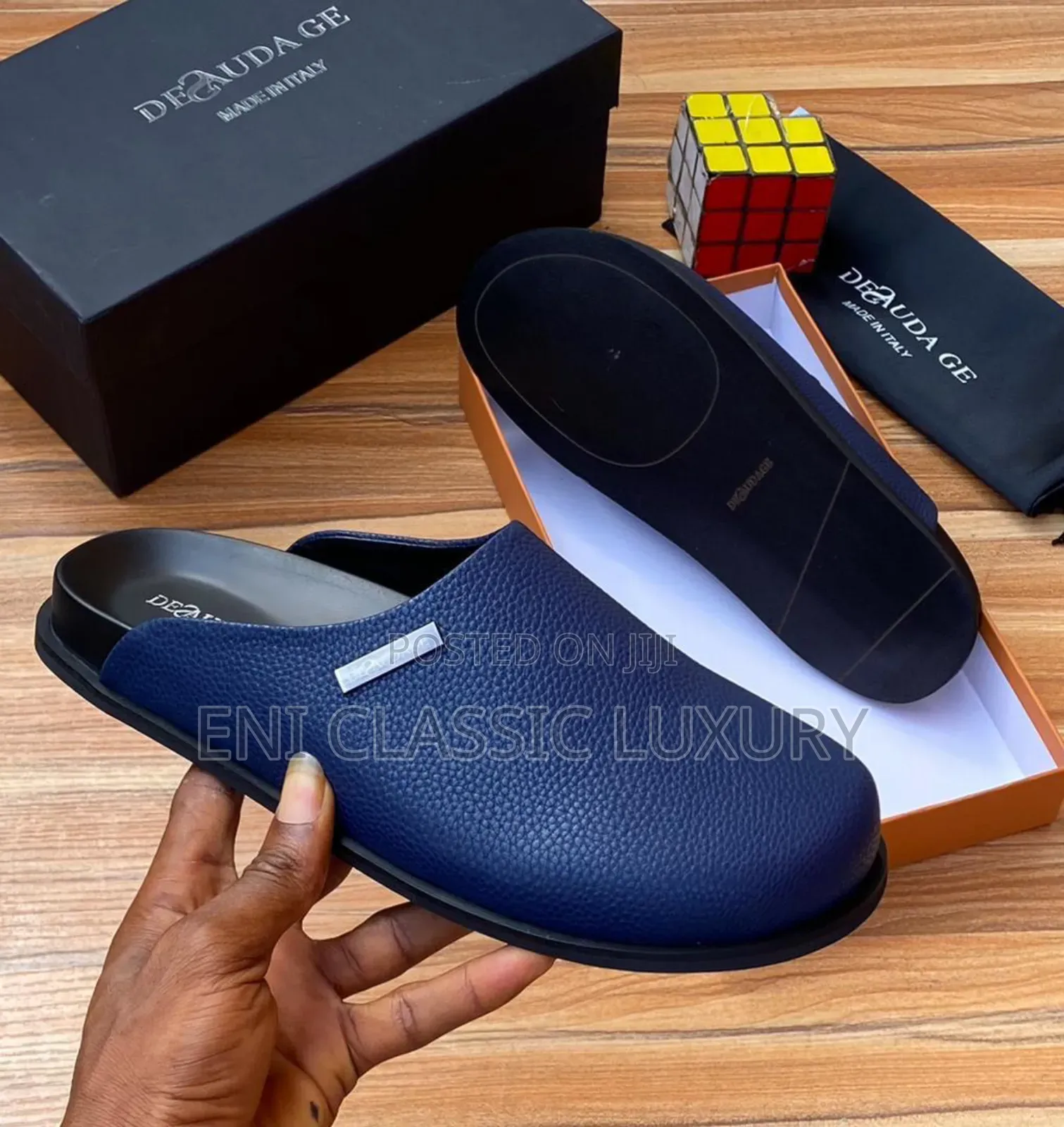 High Quality Luxury Men's Half Shoes Collection Well Banded Package