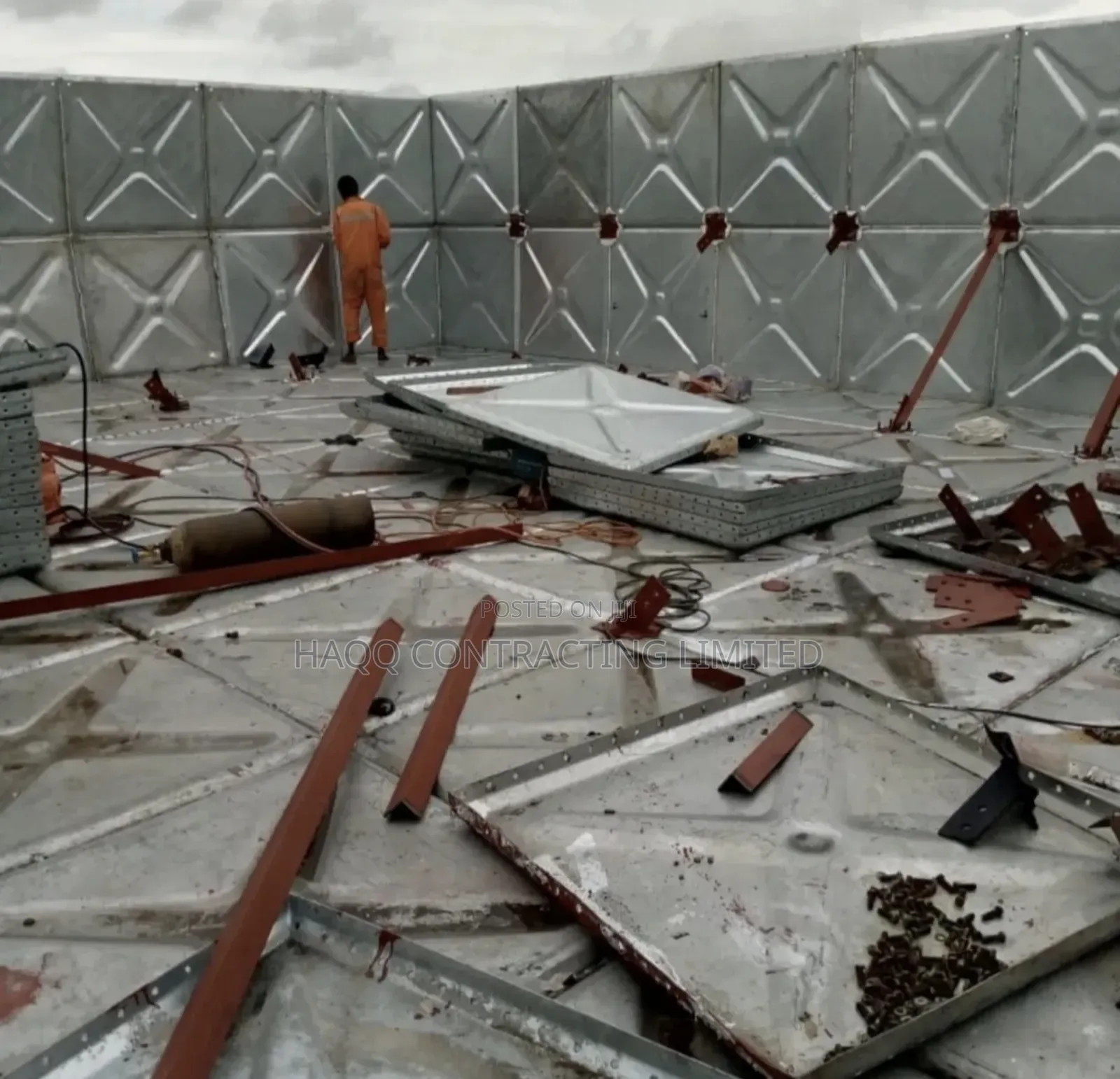Galvnized Pressed Steel Panels for Water Tank