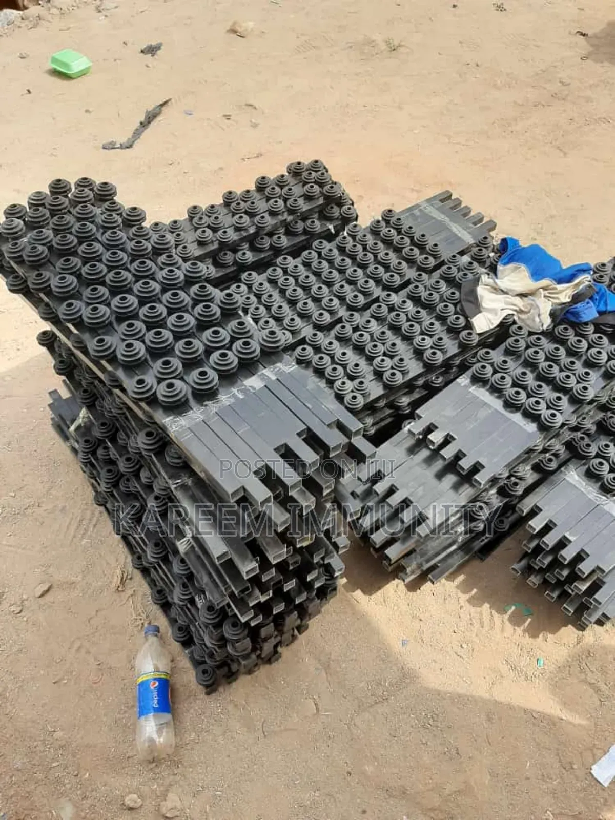 Electric Pole for Fence Wire Installation