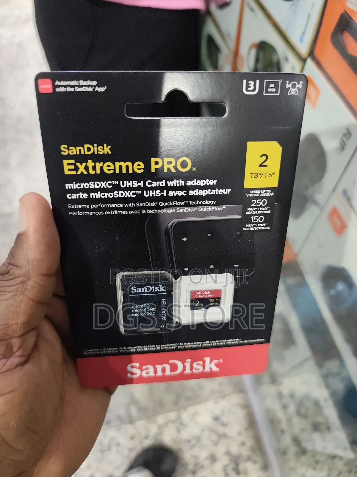 Sandisk Extreme Pro 2tb V30 250mbs Micro Memory Card