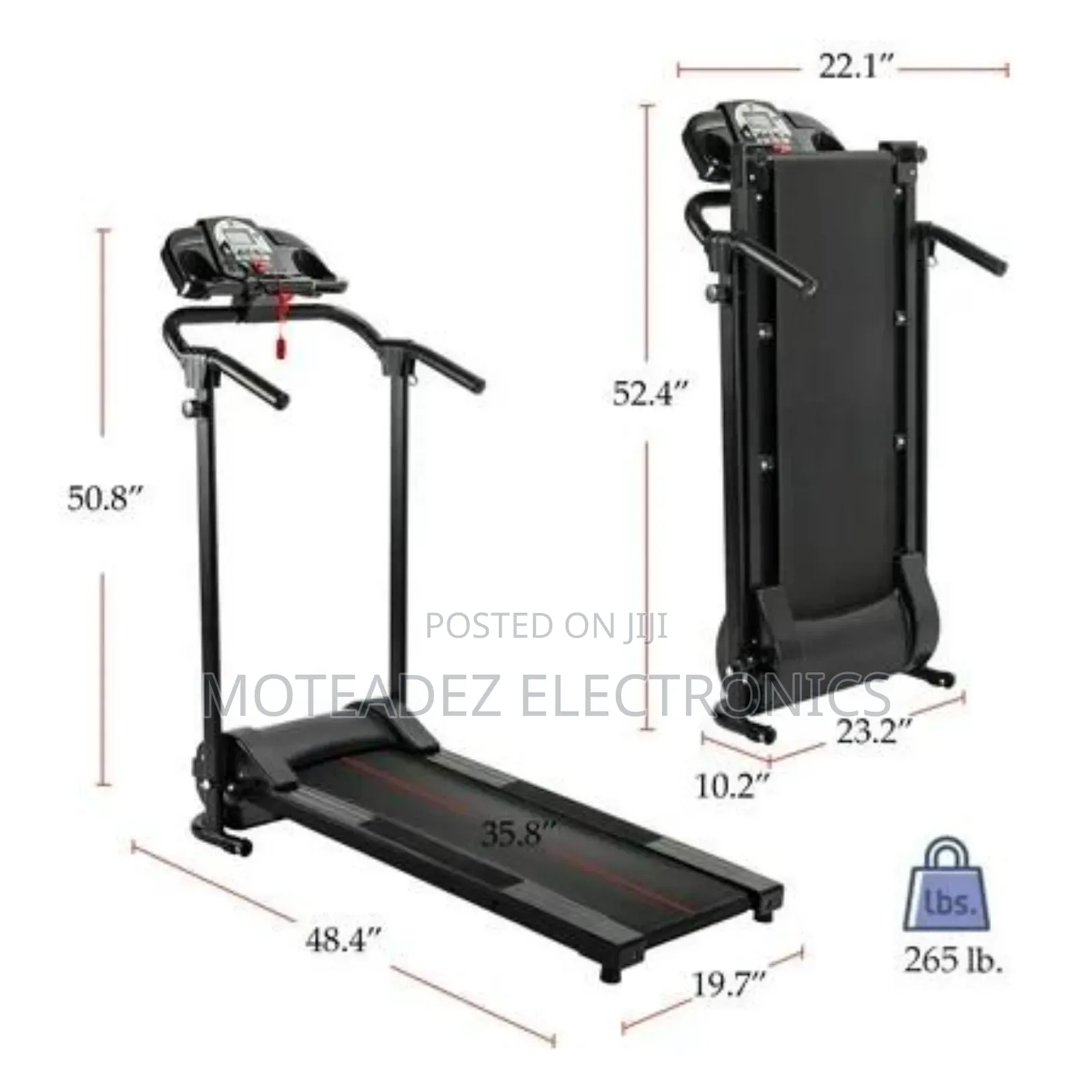 Foldable High Quality Home Gym Treadmill Machine With LCD Screen