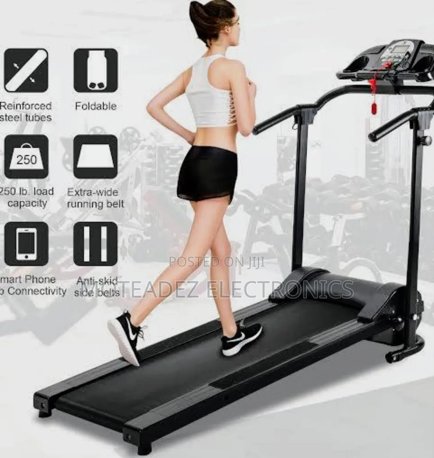 Foldable High Quality Home Gym Treadmill Machine With LCD Screen