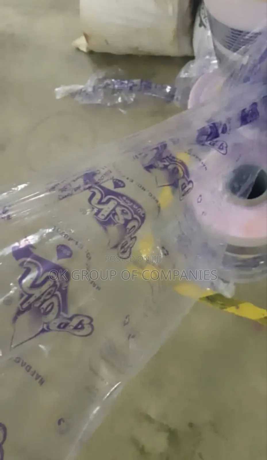 Pure Sachet Water Packaging Nylons Printing Coys in Lagos