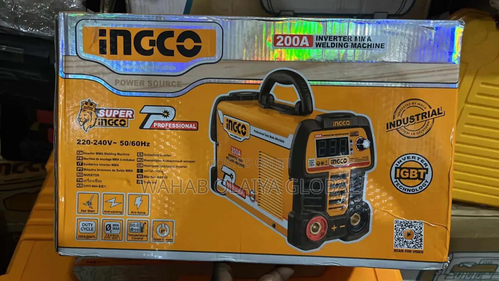 Ingco 200a Inverter Mma Welding Machine – Igbt Arc Welder