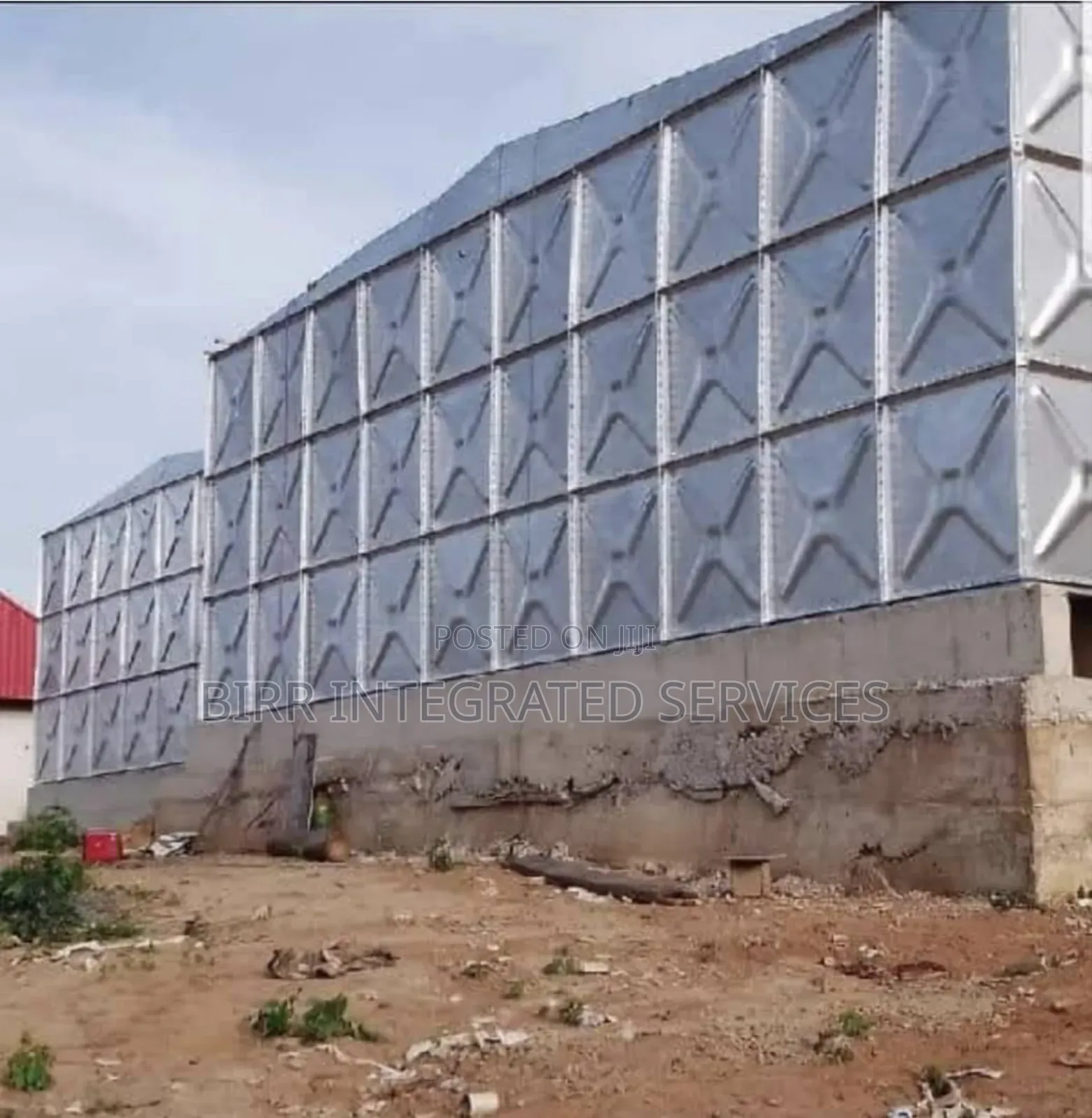 Galvanized Braithwaite Pressed Steel Water Tank