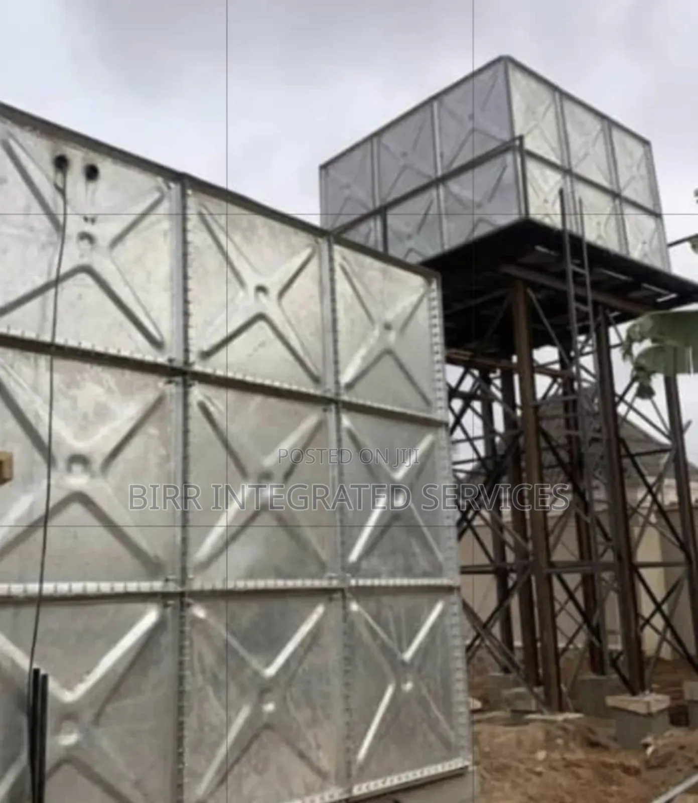 Galvanized Braithwaite Pressed Steel Water Tank