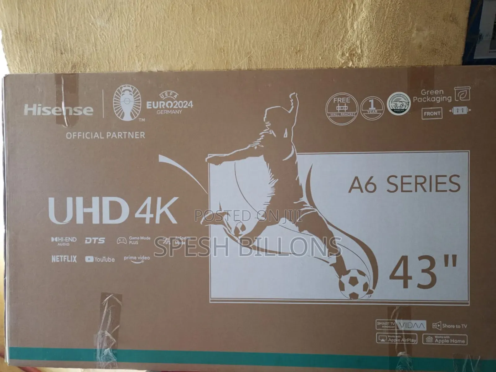 45-Inch Hisense Vidaa Uhd Smart Tv | Crystal-Clear Display