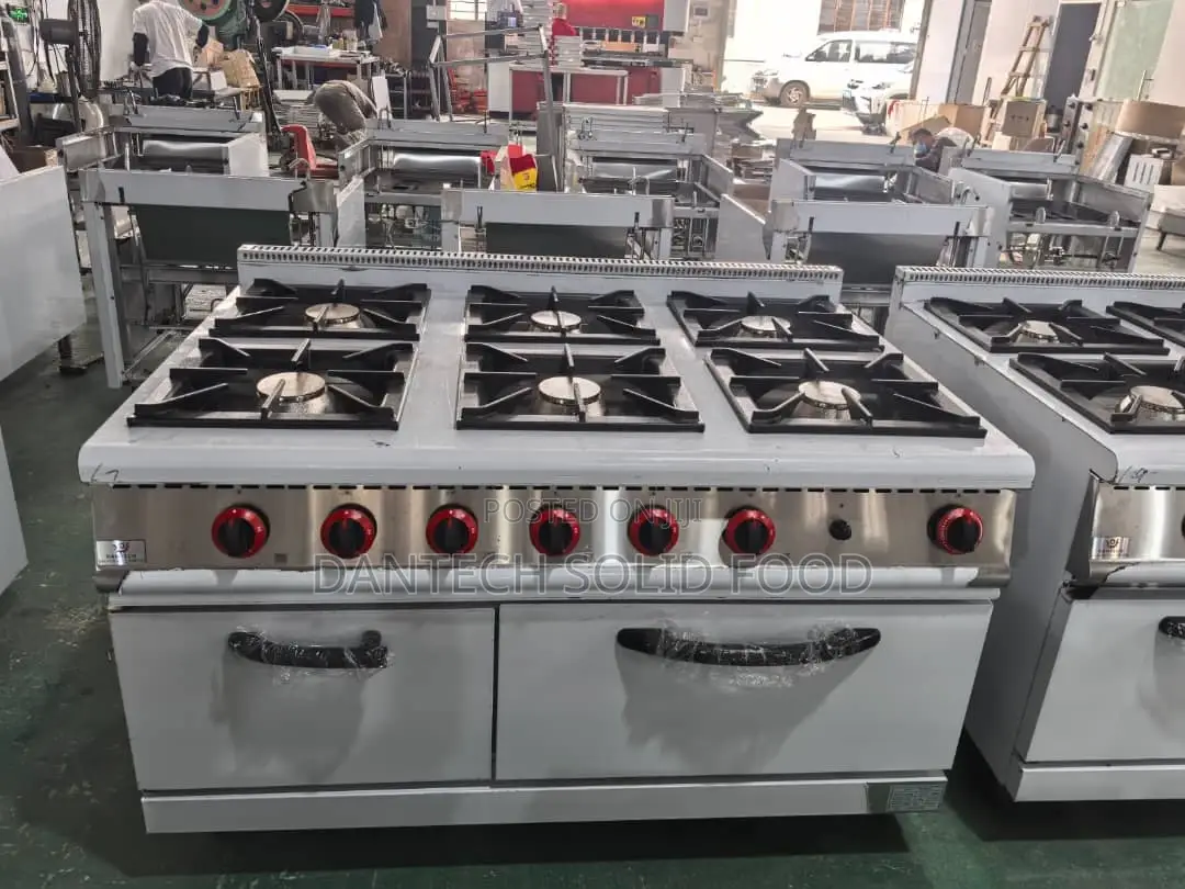 6burner Cooker With Oven