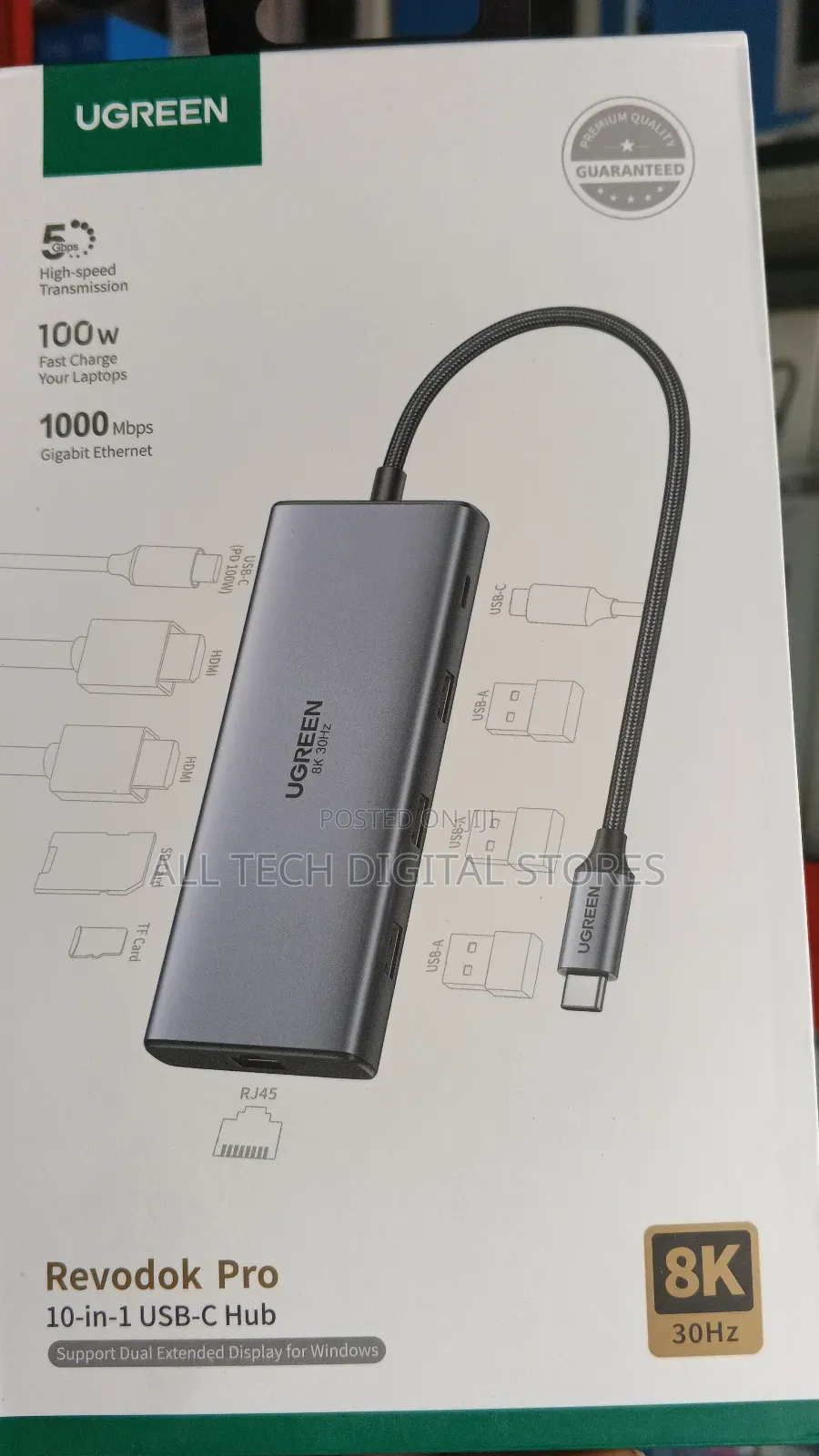 Ugreen Revodok Pro Usb C 10-in-1 Docking Station
