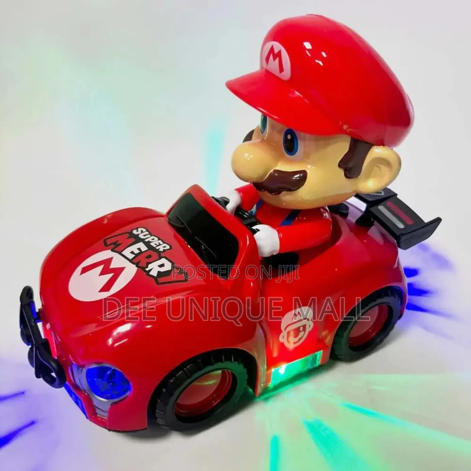 Stunt Car Toy,Battery-Operated Racin Car 4 Children With 5d Lightening