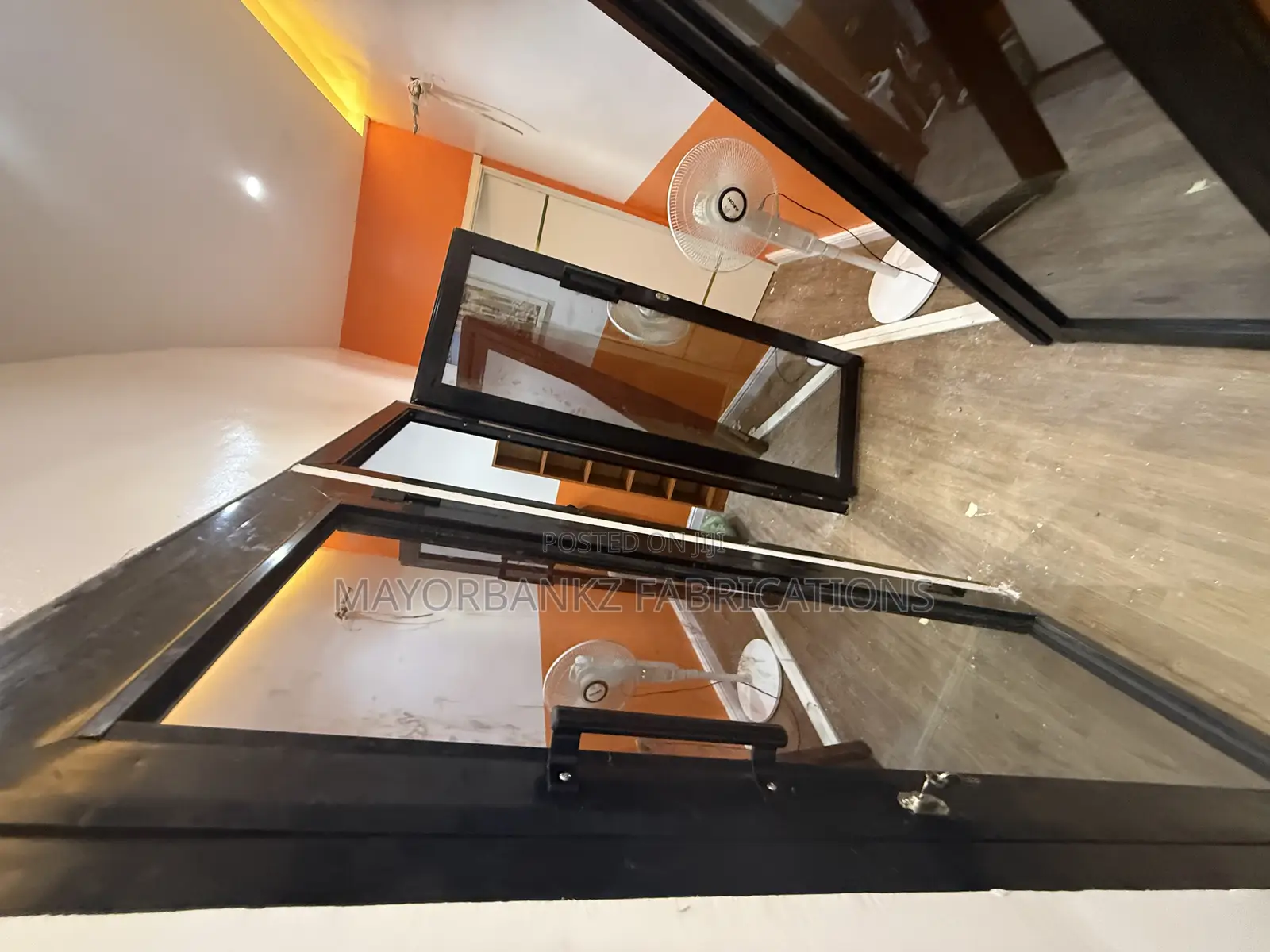 Black Profile Aluminium Standard Door