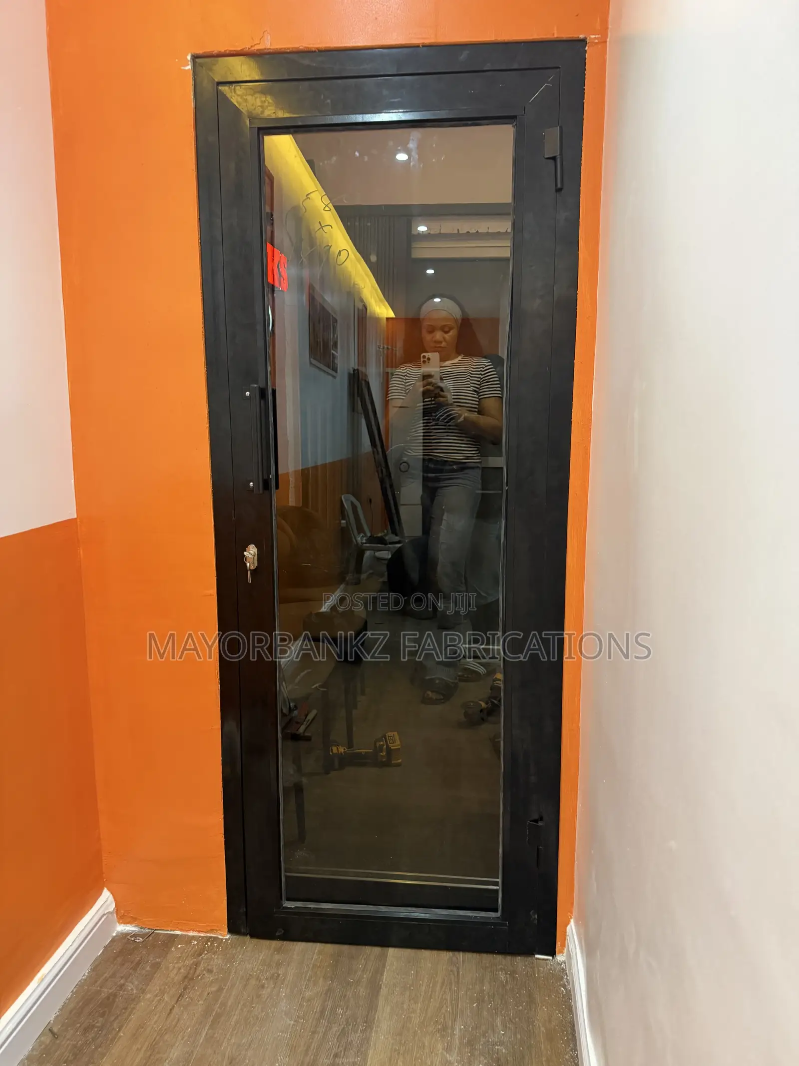 Black Profile Aluminium Standard Door