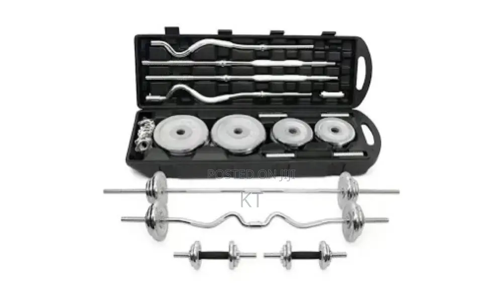 55kg Chrome Dumbbell Set