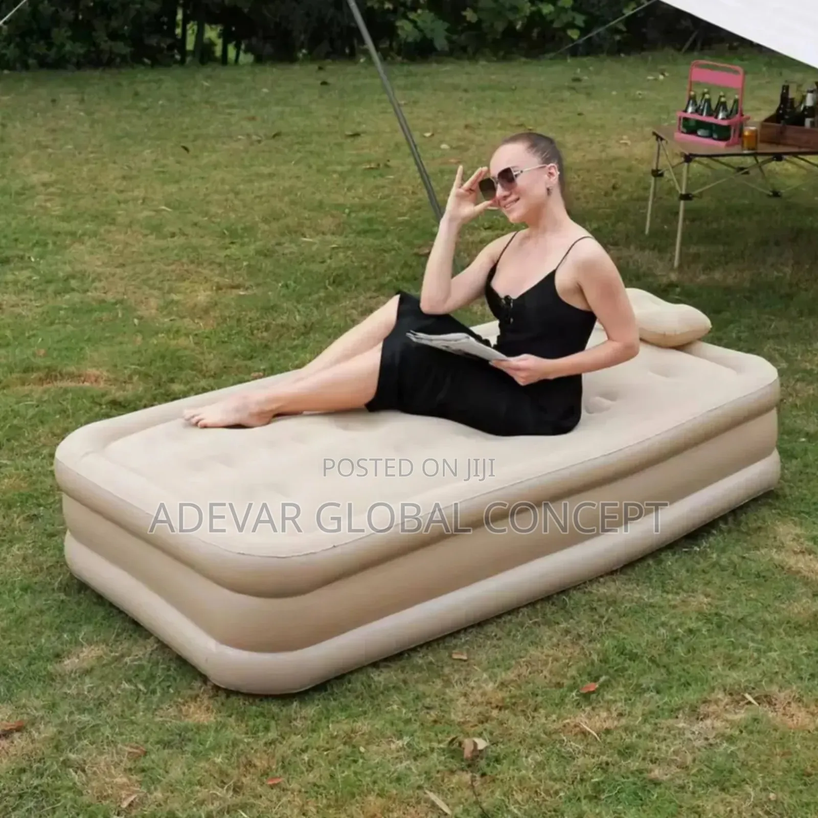 Automatic Self Inflating Air Bed Inflatable Single Mattress