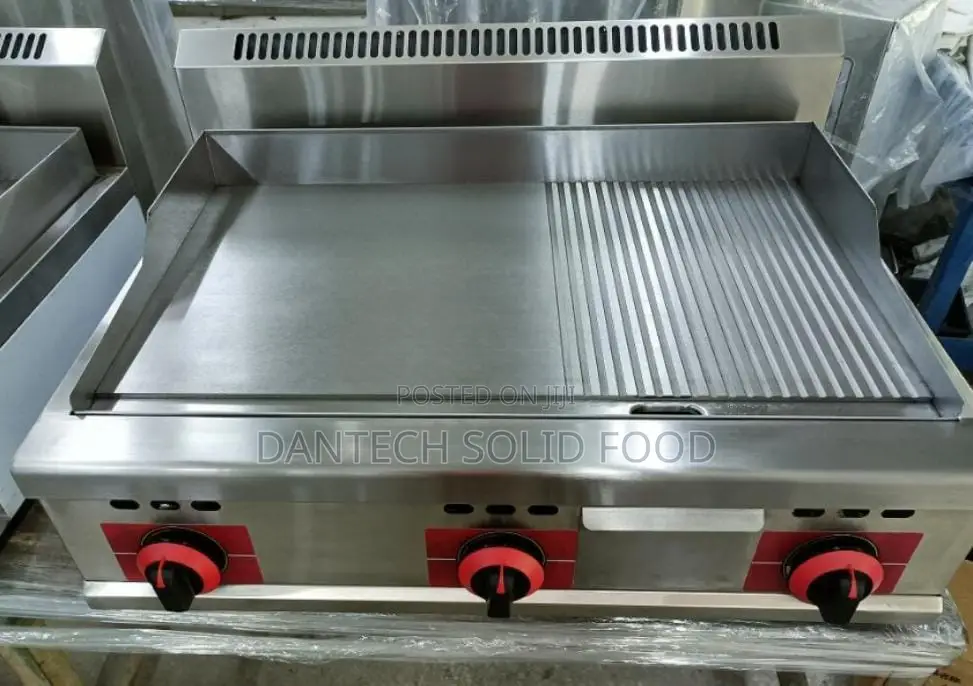 3burner Gas Griddle Machine