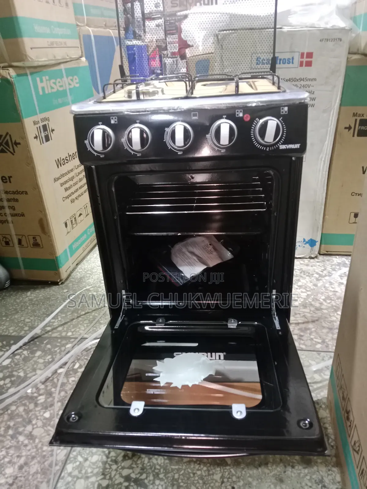 Skyrun Gas Cooker 50x50 3by1 Automatic Ignition