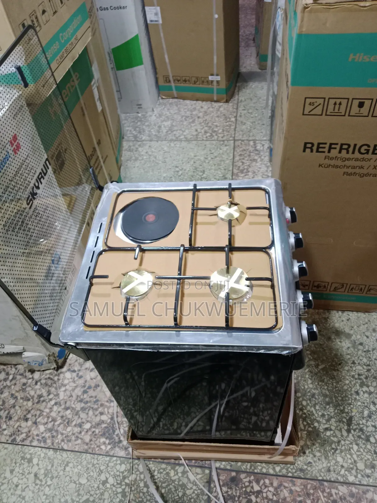 Skyrun Gas Cooker 50x50 3by1 Automatic Ignition