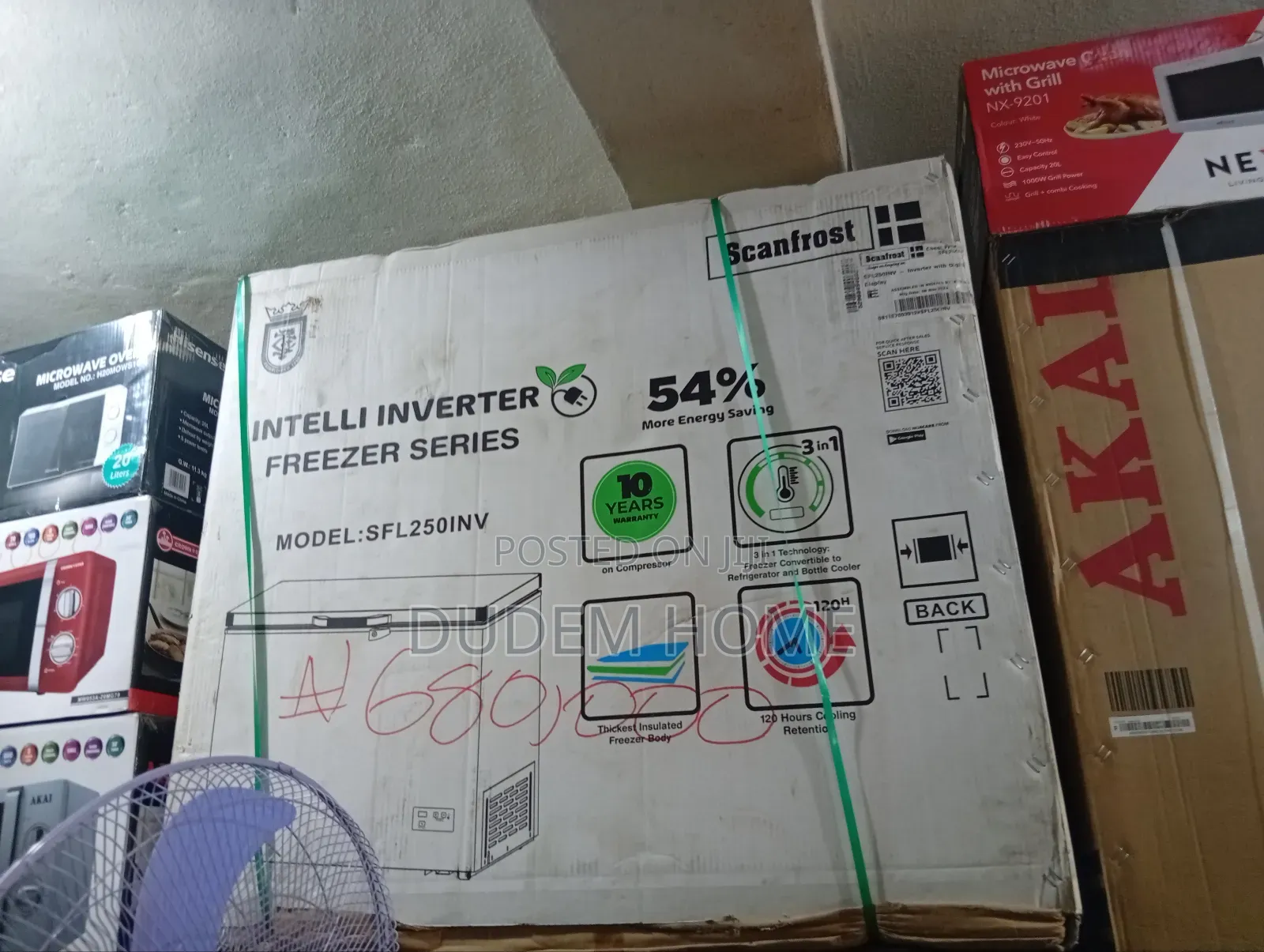 Scanfrost Inverter Chest Freezer 3fit