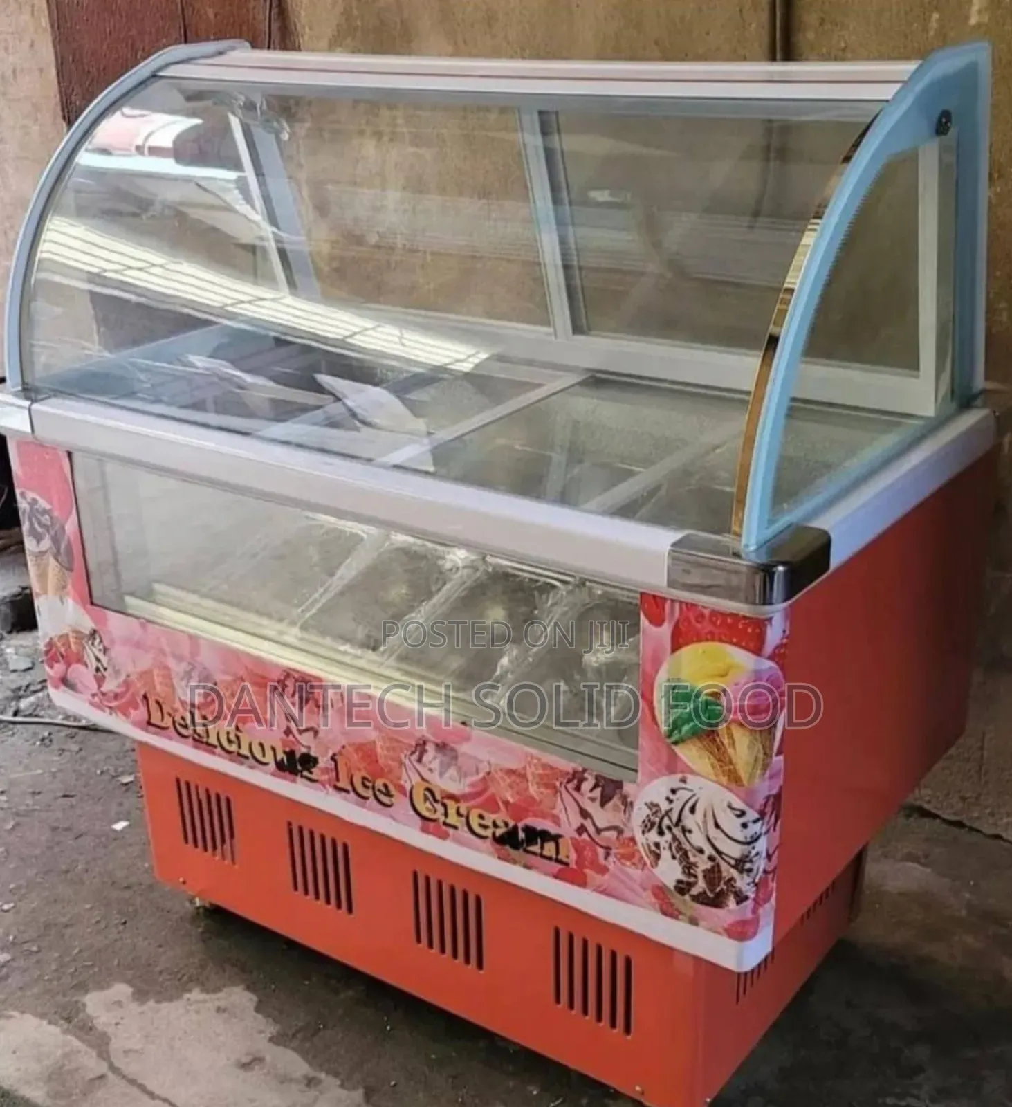 Ice Cream Freezer Display