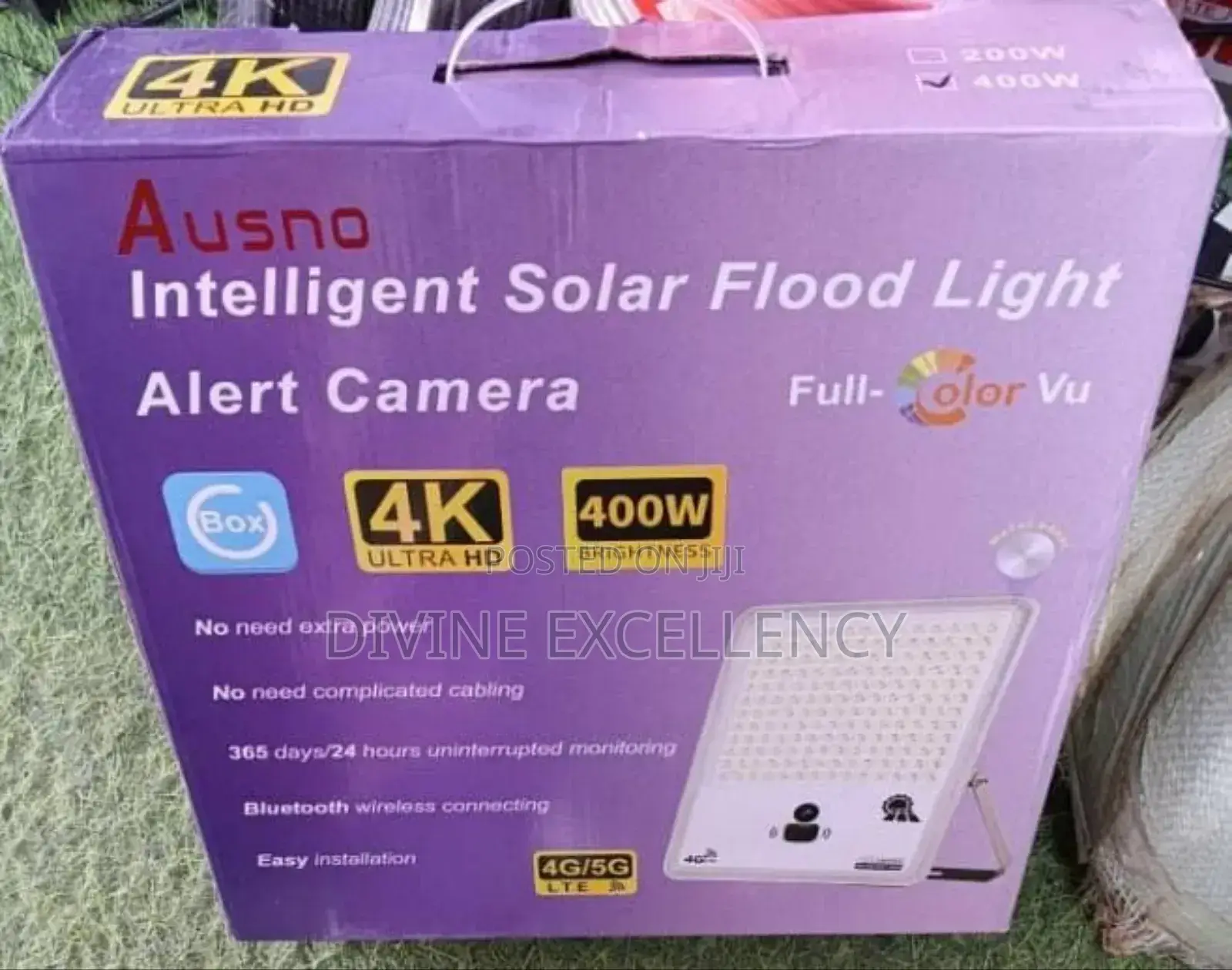 2-in-1 Ausno Flood Light With CCTV Camera Ubox