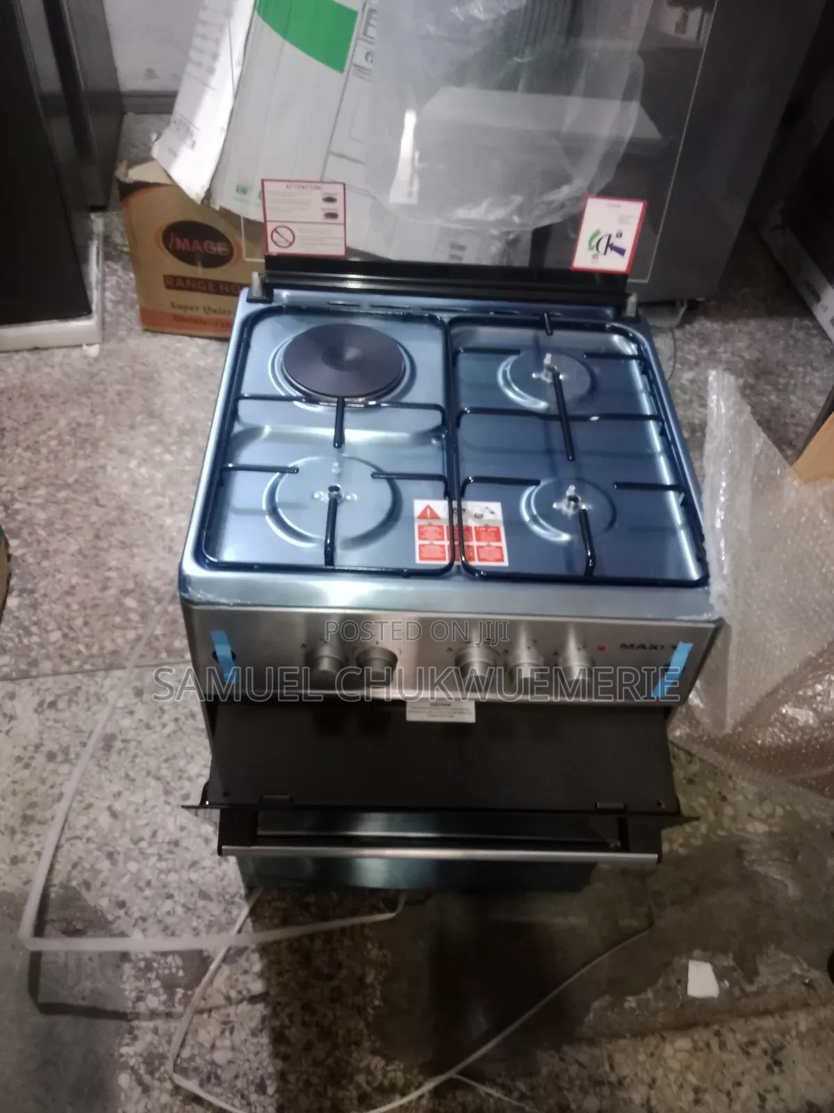 Maxi Gas Cooker 60x60 3by1 Automatic Ignition 1year Warranty