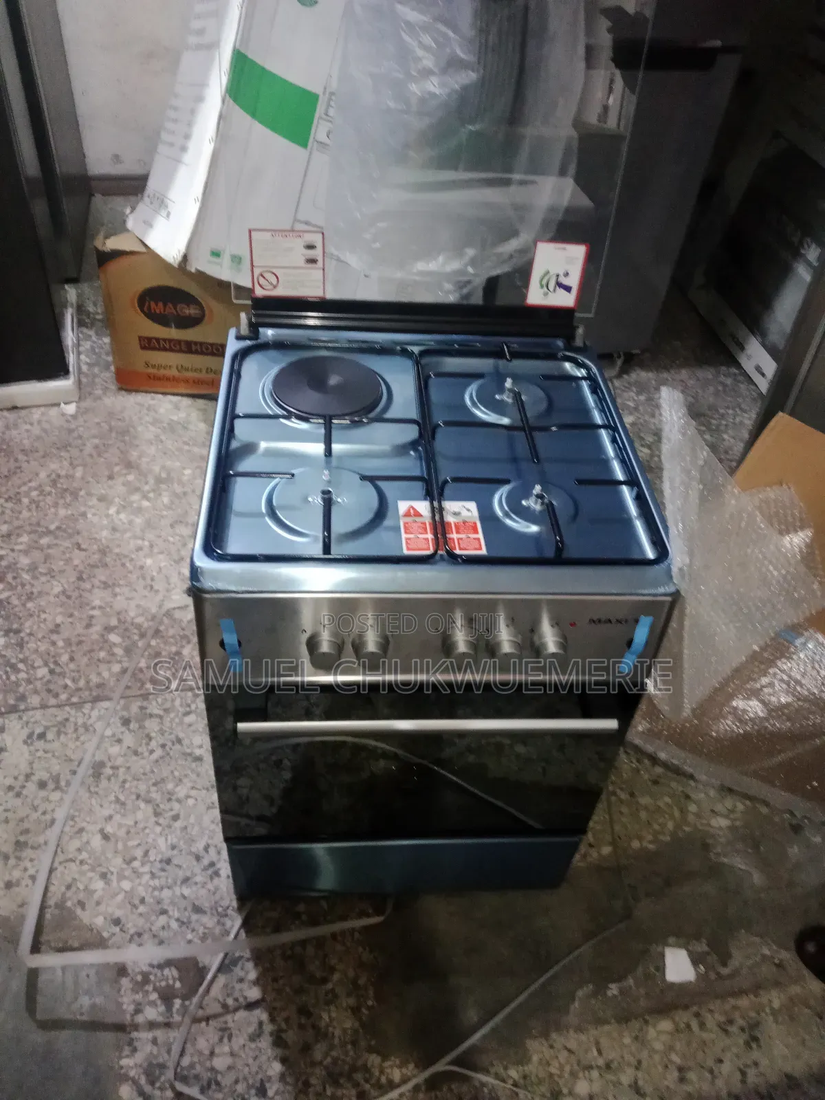 Maxi Gas Cooker 60x60 3by1 Automatic Ignition 1year Warranty