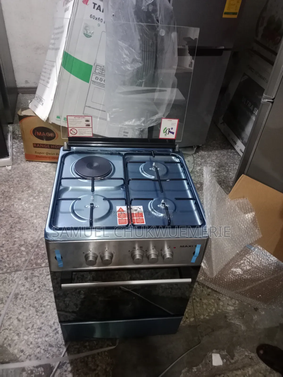 Maxi Gas Cooker 60x60 3by1 Automatic Ignition 1year Warranty