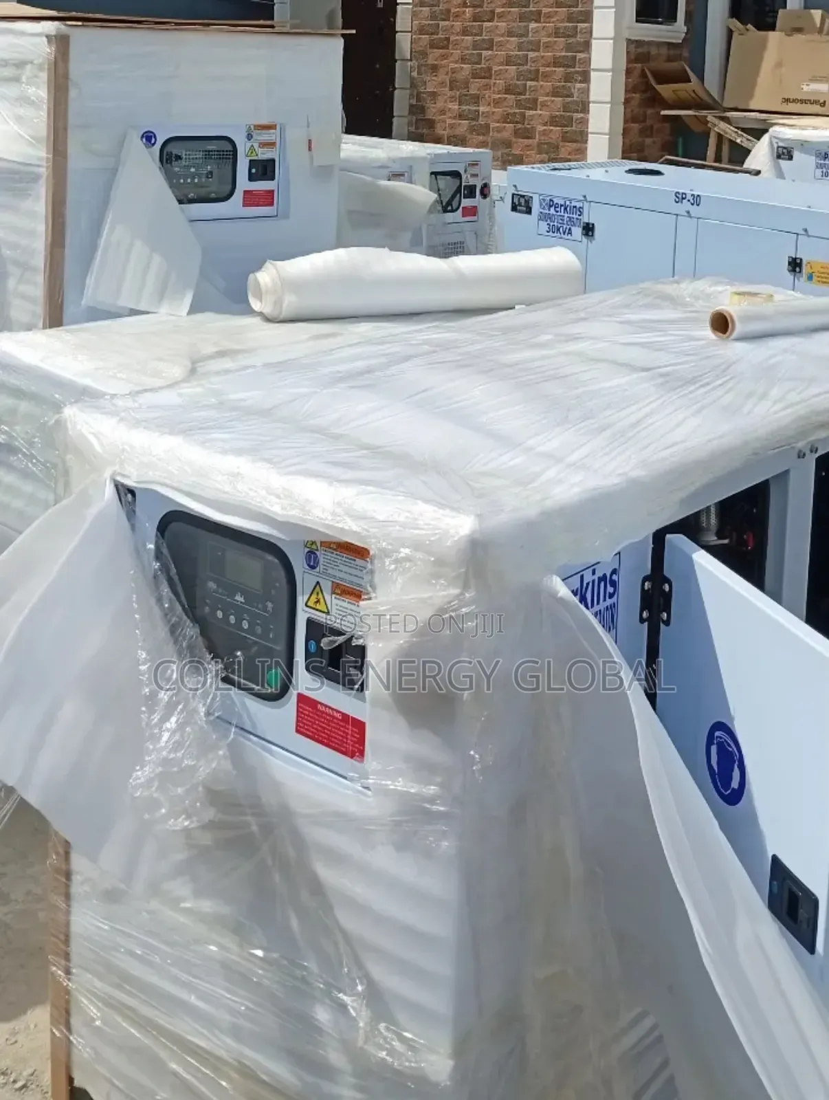 50kva Brand New Uk Perkins Soundproof Copper Coil Generator