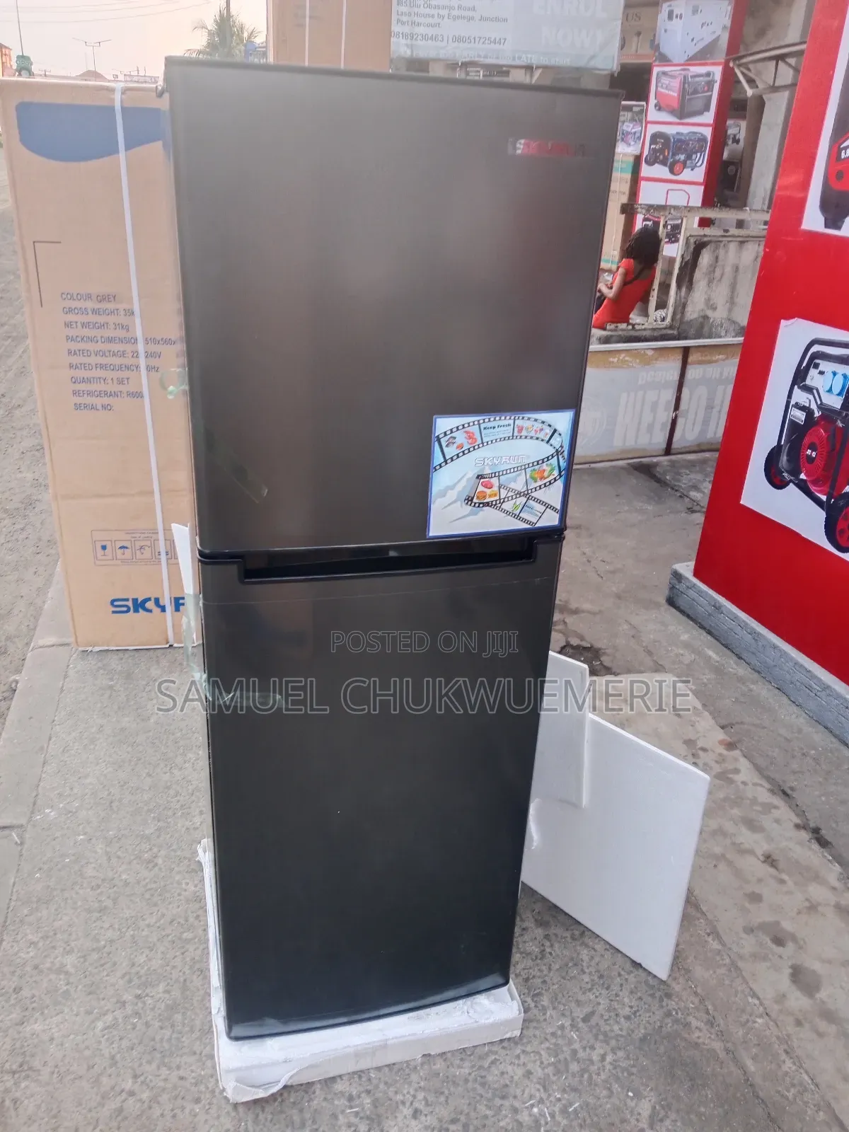 Skyrun Refrigerator Double Door Low Voltage